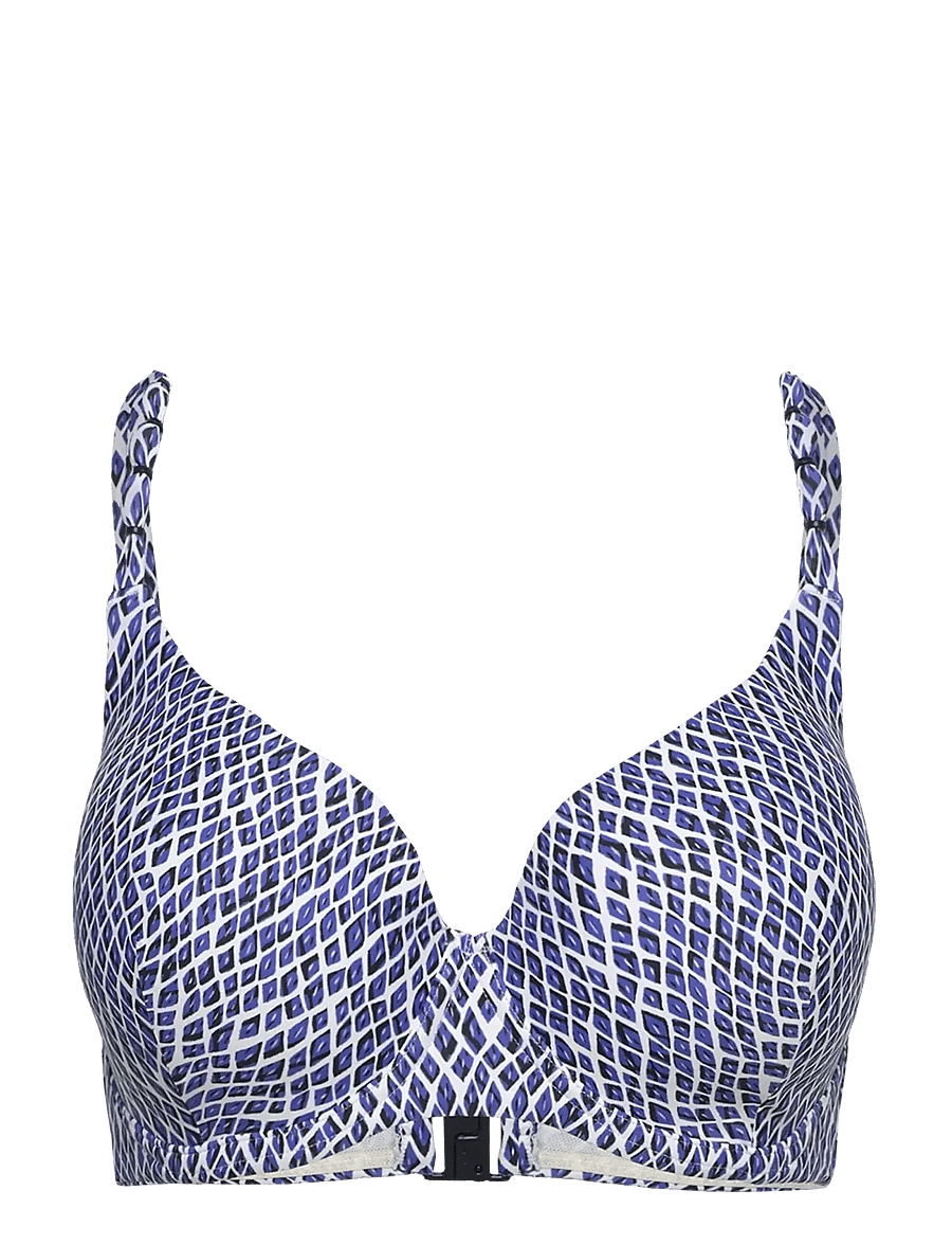 Femilet - TIDRA T-shirt bra - bikini-oberteile mit bügel - blue reptile - 1