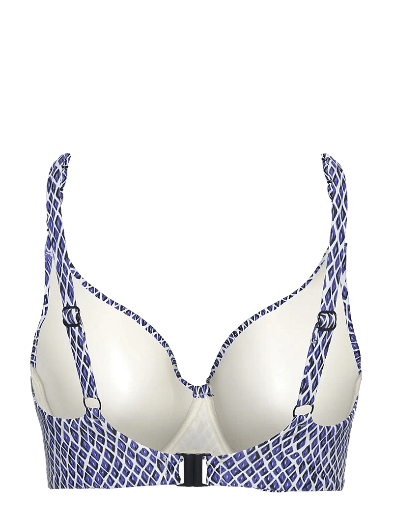 Femilet - TIDRA T-shirt bra - hauts de maillot à armatures - blue reptile - 2