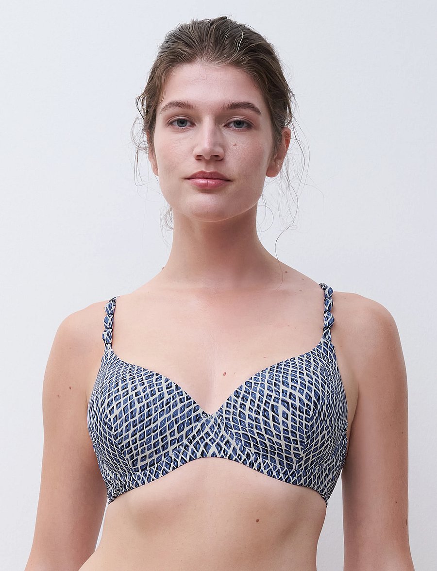 Femilet - TIDRA T-shirt bra - bikini-oberteile mit bügel - blue reptile - 3