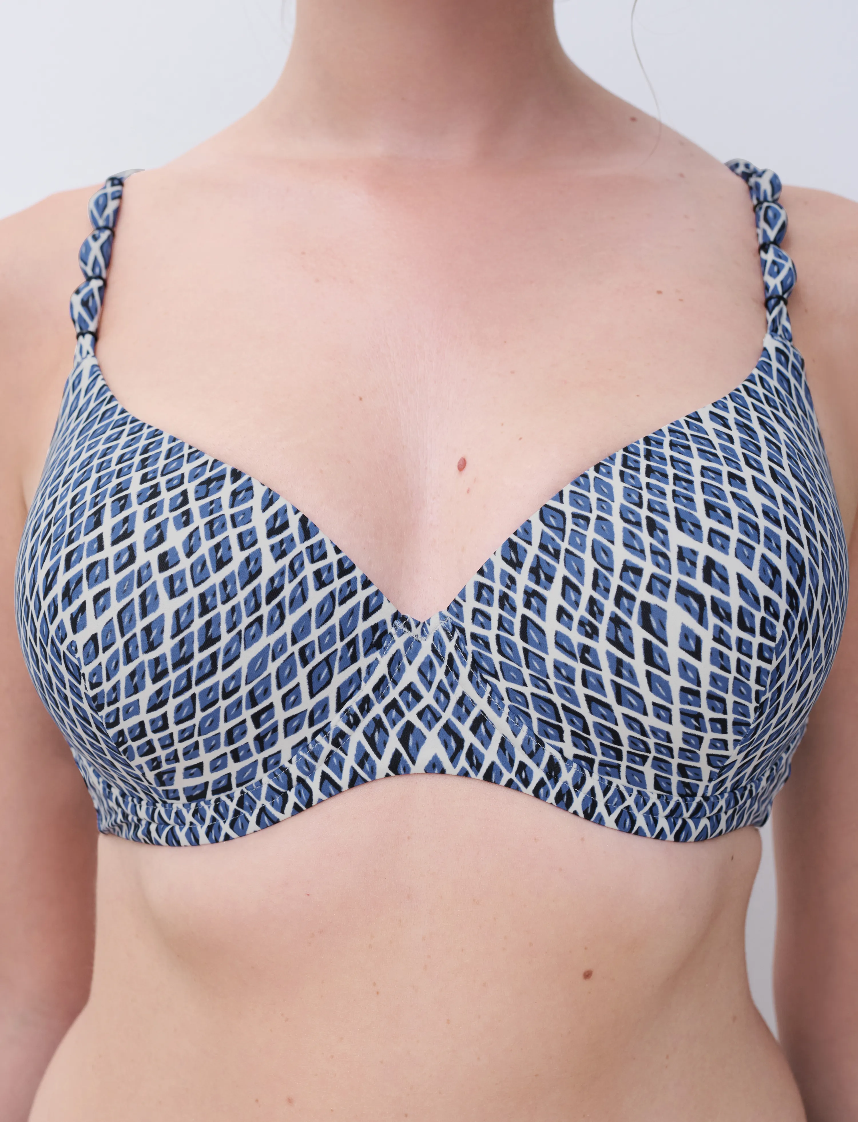 Femilet - TIDRA T-shirt bra - bikini-oberteile mit bügel - blue reptile - 4