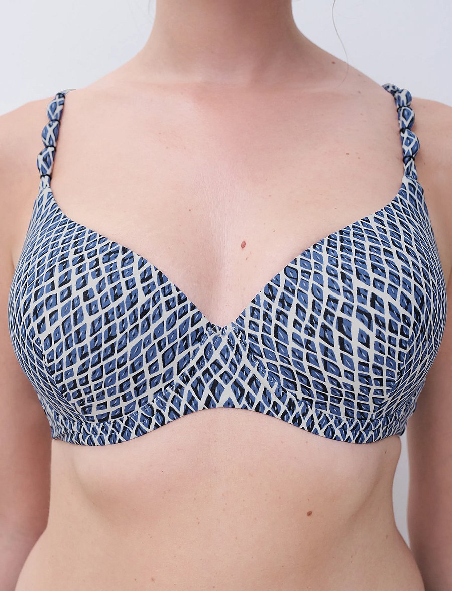 Femilet - TIDRA T-shirt bra - bikini-oberteile mit bügel - blue reptile - 4