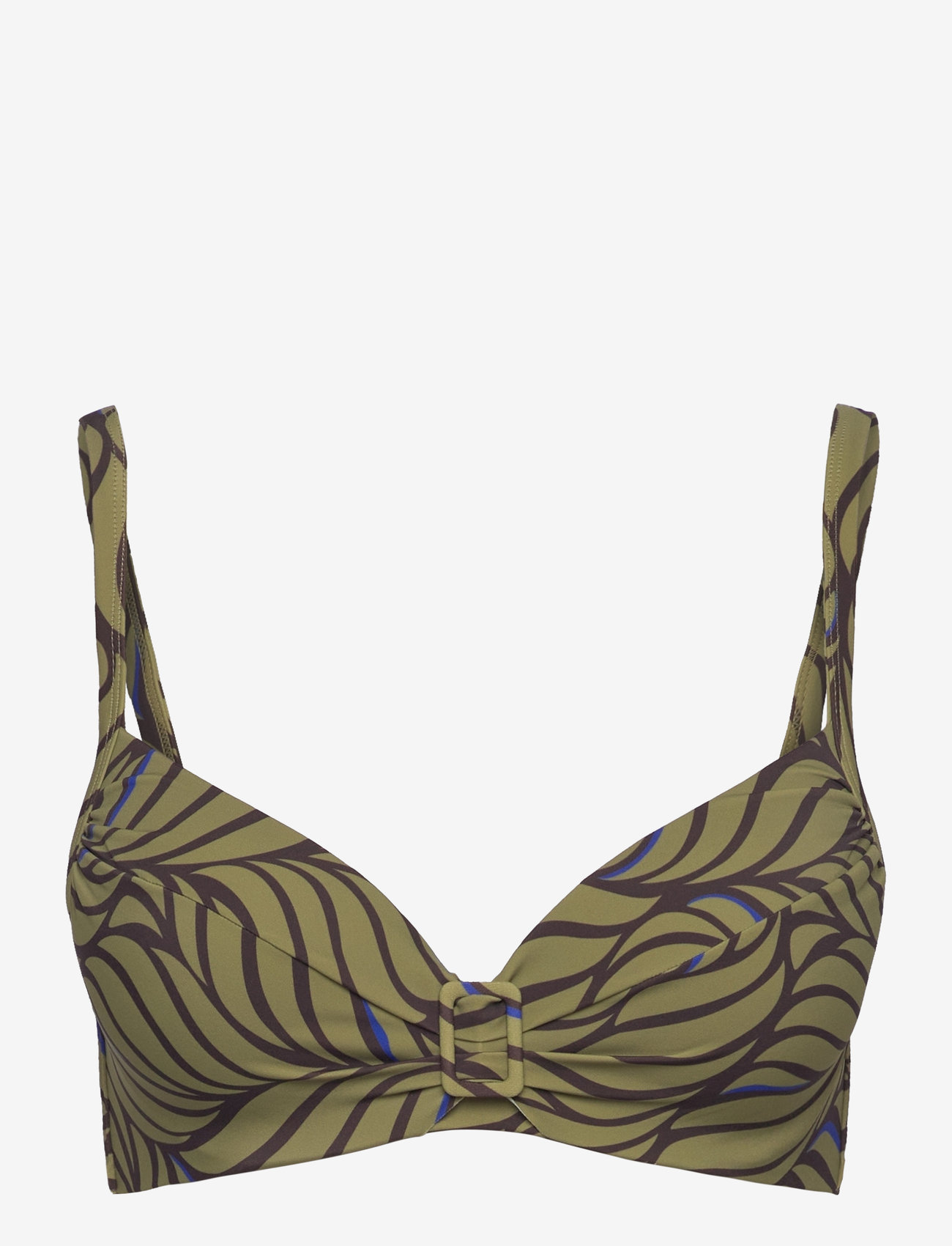 Femilet - RIVERO Bikini top - bikinitoppe med bøjle - coffee leaves - 1