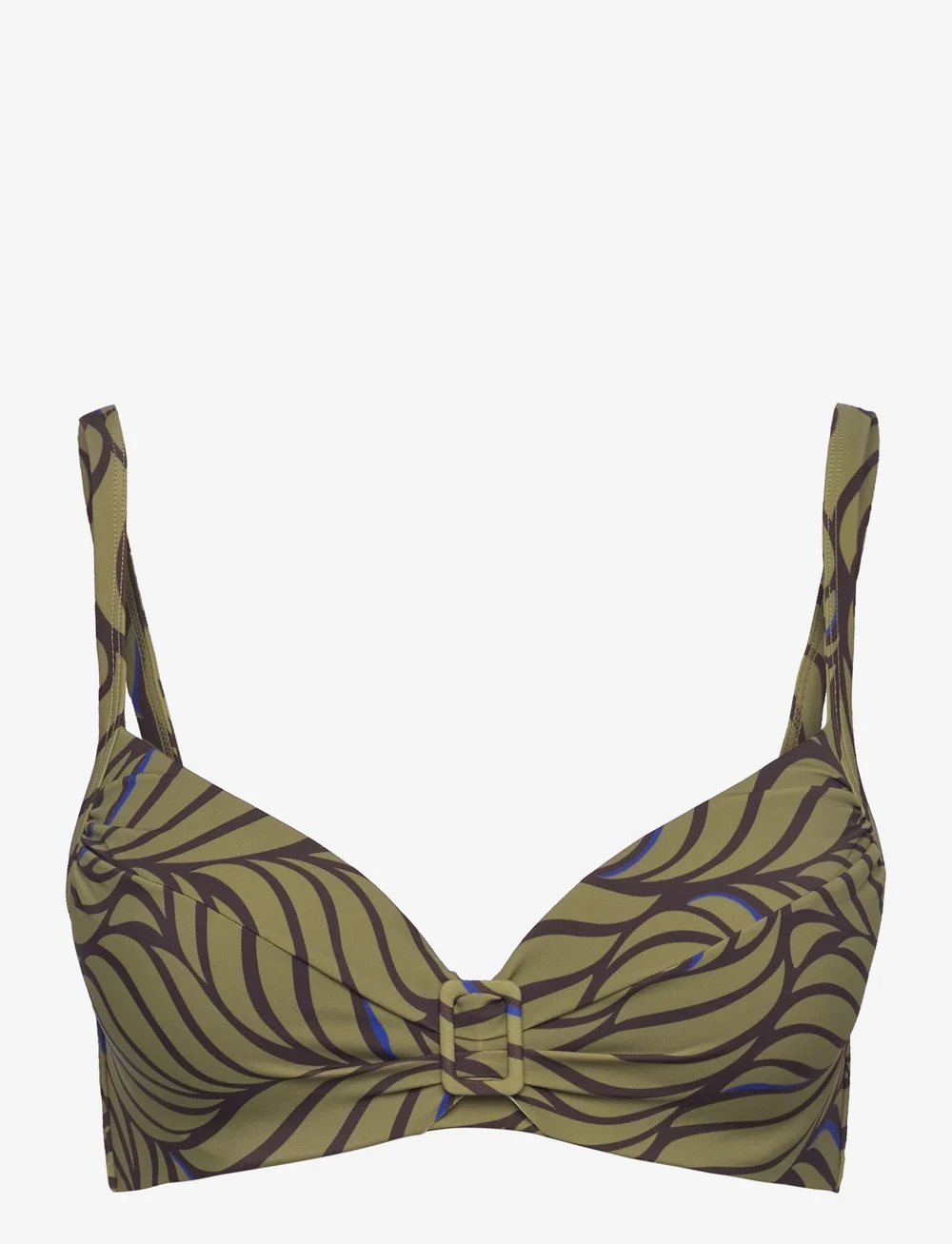 Femilet - RIVERO Bikini top - bikinitoppar med bygel - coffee leaves - 1