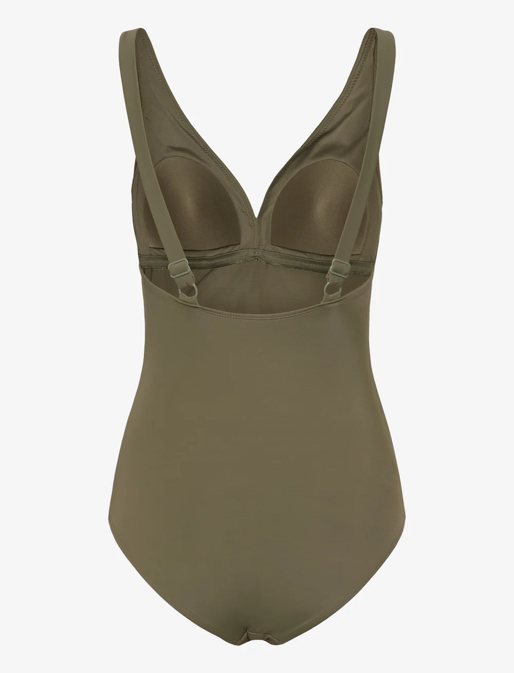 Femilet - RIVERO Wirefree plunge t-shirt swimsuit - trikood - khaki - 2