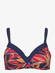 Femilet - Granada Bikini Covering underwired bra (adjustable) - kaarituelliset bikiniyläosat - warm leaves - 1