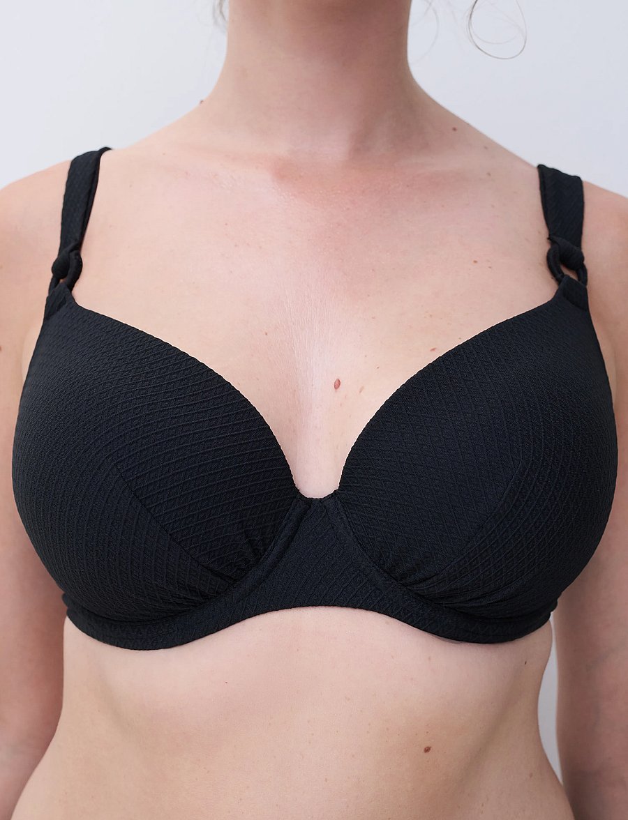 Femilet - NAVARINO T-shirt bra - hauts de maillot à armatures - black - 3