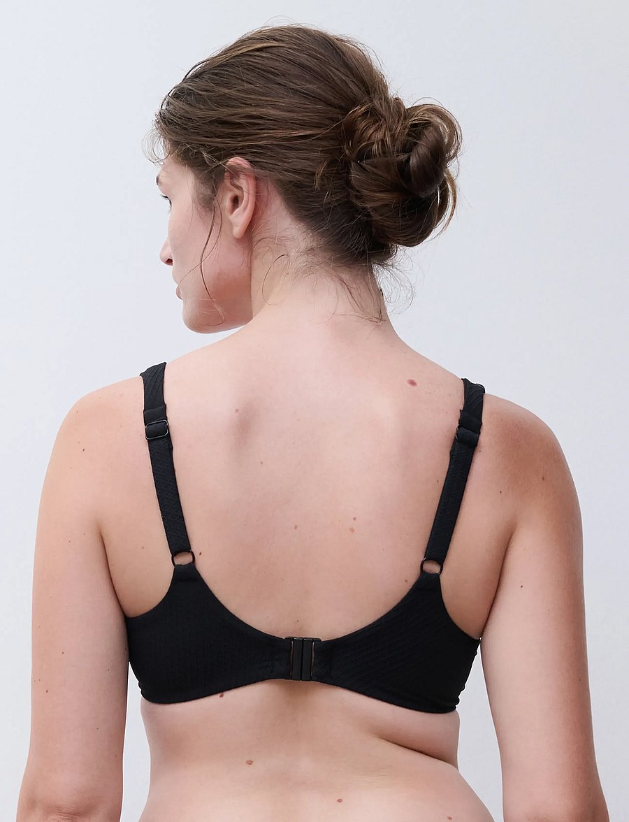 Femilet - NAVARINO T-shirt bra - hauts de maillot à armatures - black - 4
