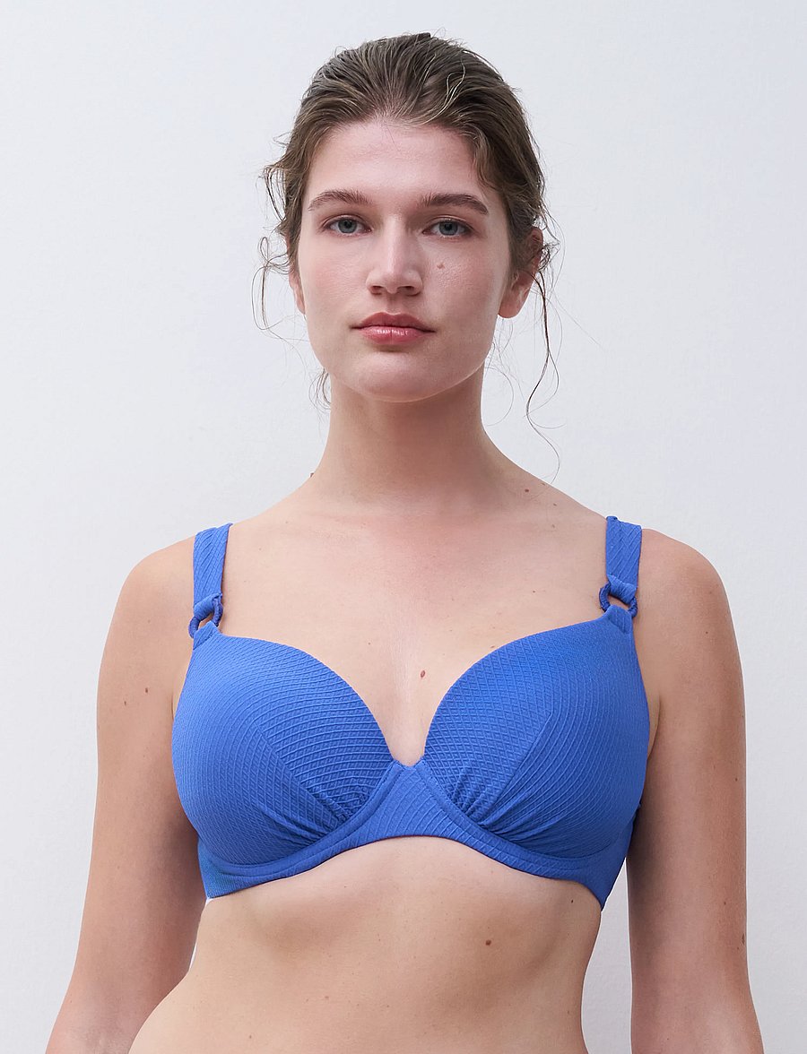 Femilet - Navarino T-Shirt Underwired - bikinitoppe med bøjle - royal blue - 0