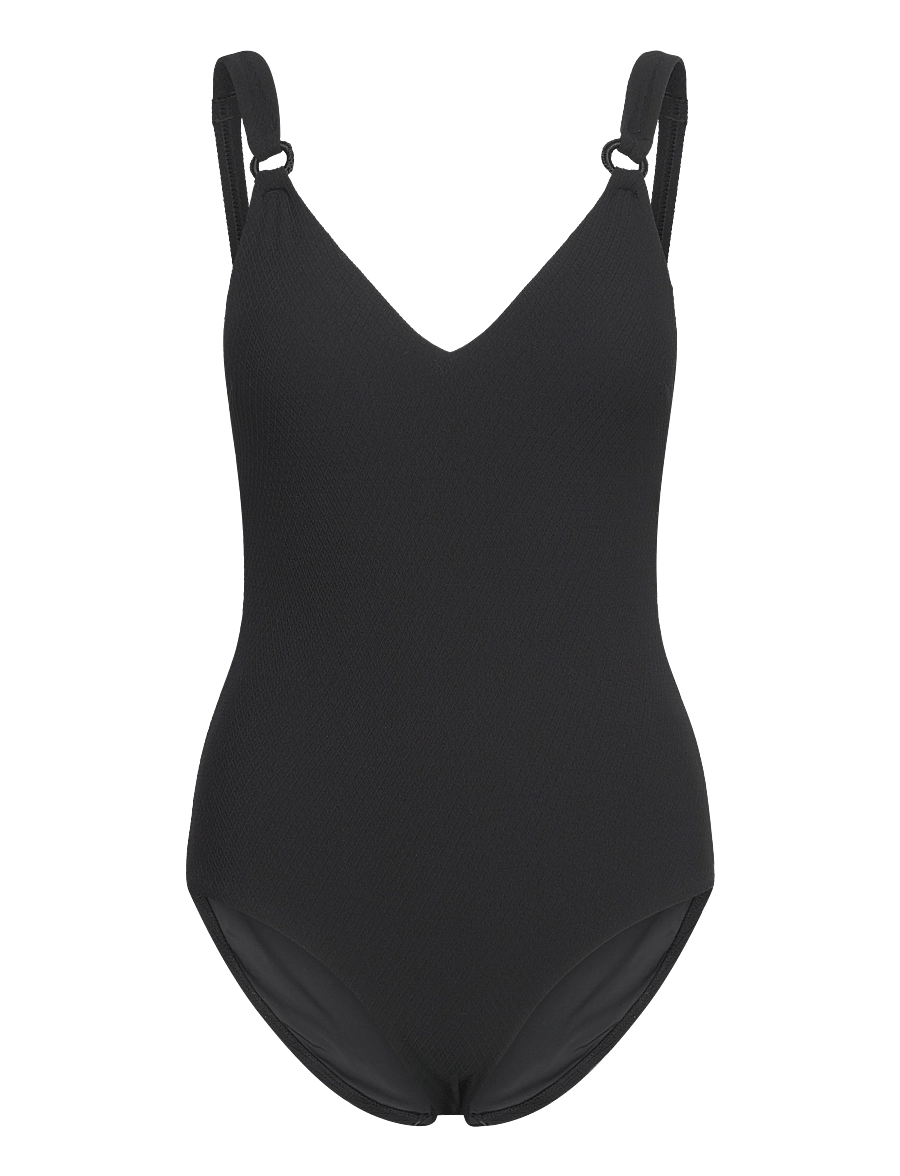 Femilet - Navarino Wirefree T-Shirt - baddräkter - black - 1