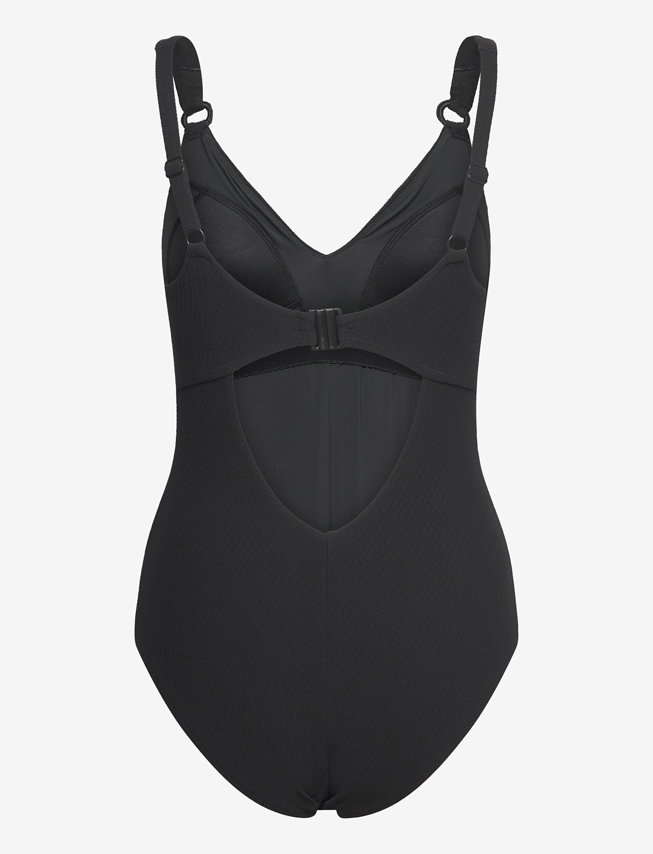 Femilet - NAVARINO Wirefree covering t-shirt swimsuit - badeanzüge - black - 2