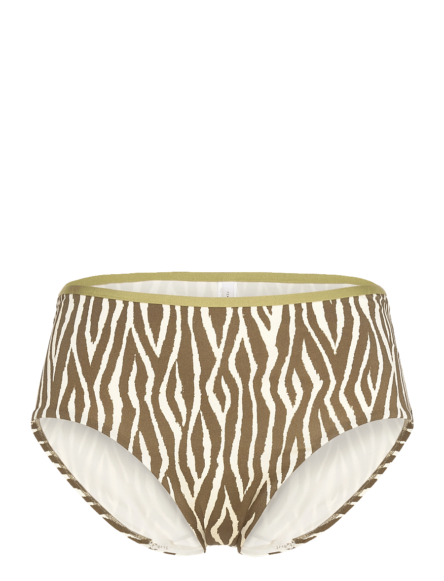 Femilet - SIFNOS Full brief - bikinitrosor med hög midja - green safari - 1