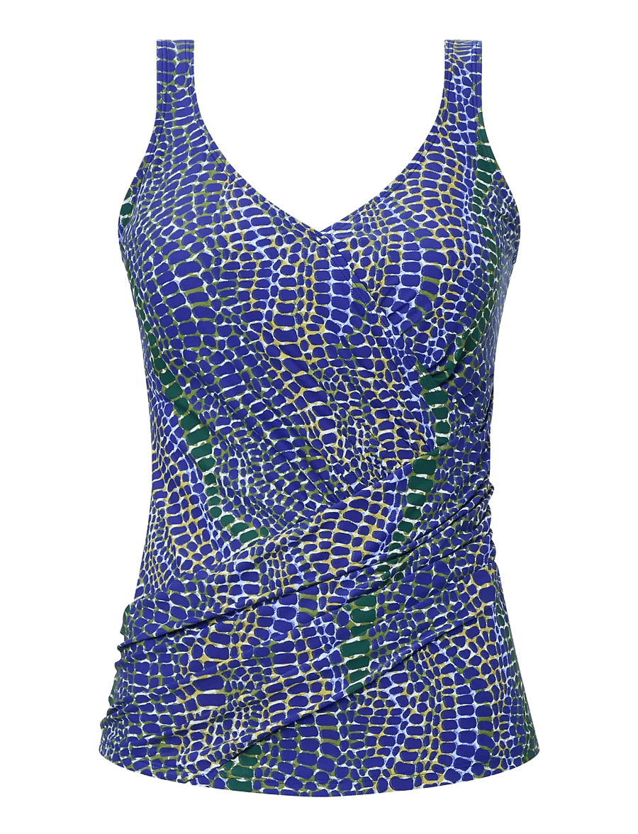 Femilet - Taula Wirefree T-Shirt - tankinis - blue snake - 1