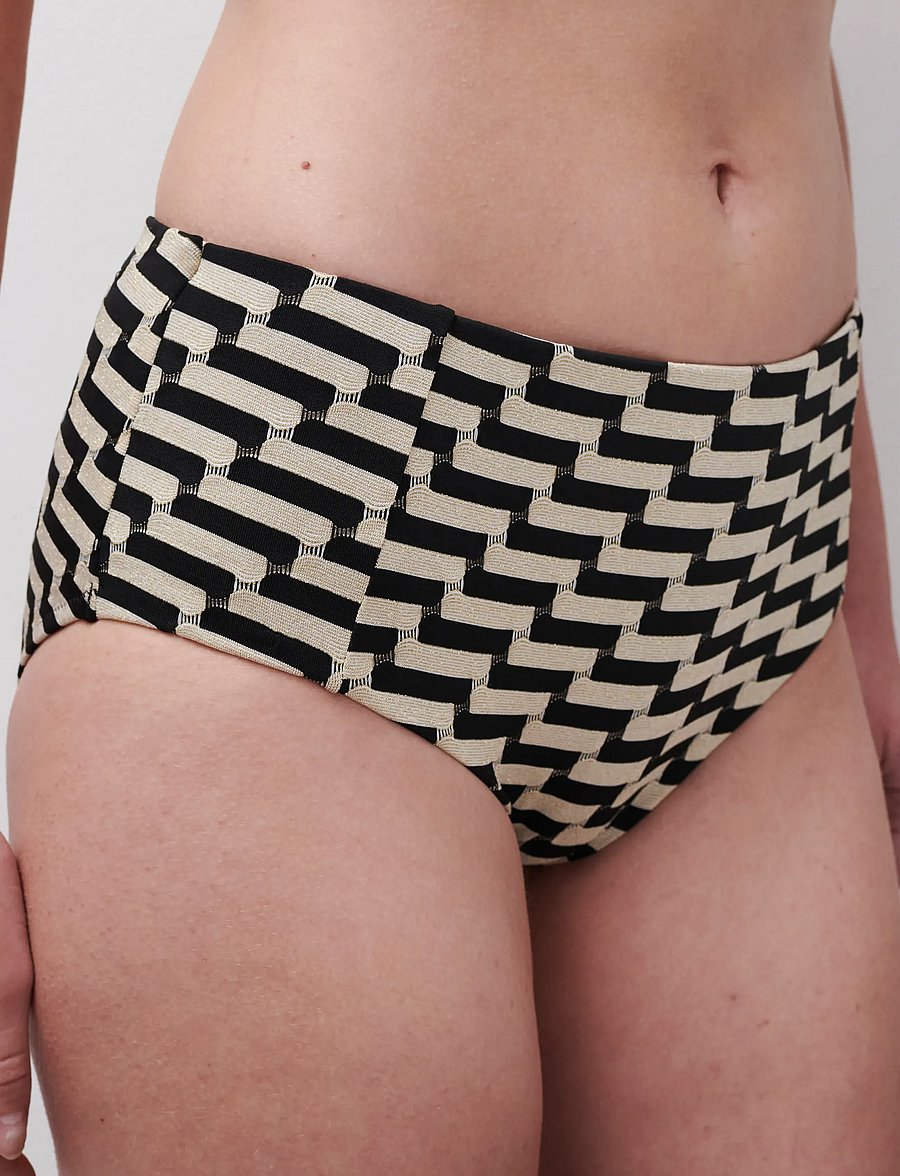Femilet - Santosa Full Brief - bikiinipüksid - golden black - 2