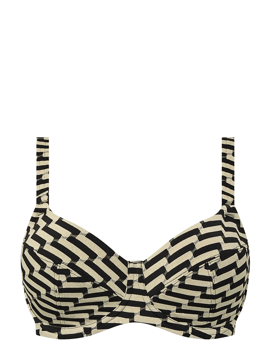 Femilet - Santosa Underwired - tugikaartega bikiinirinnahoidjad - golden black - 1