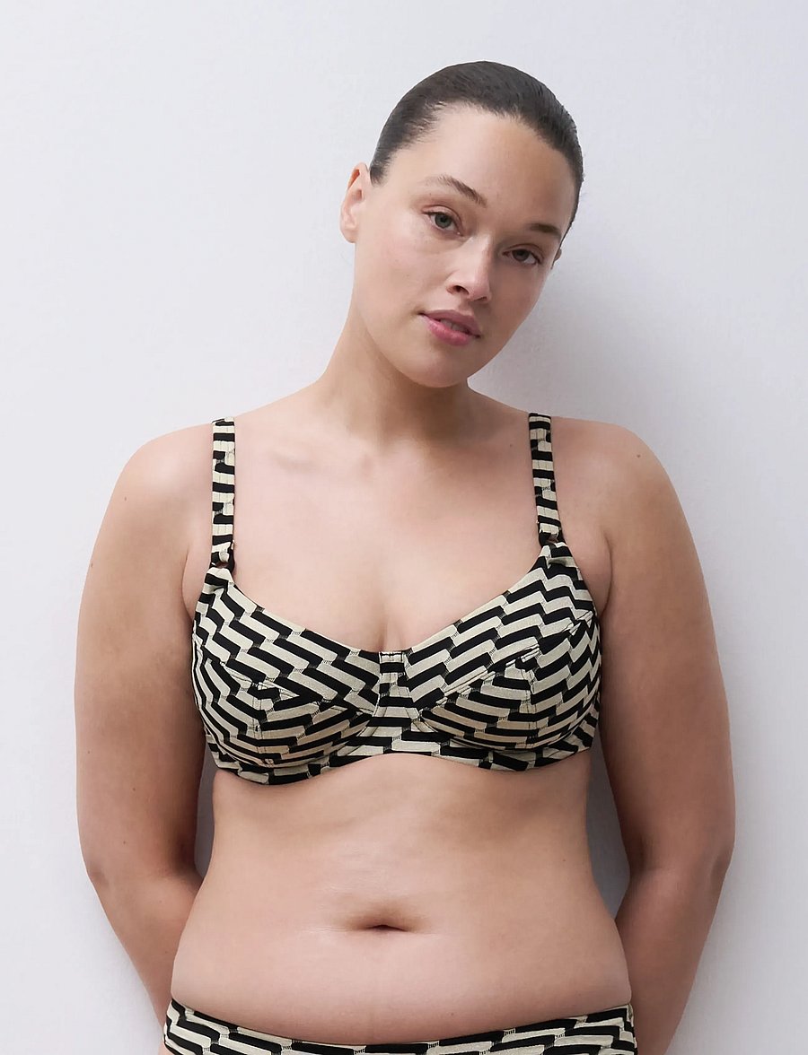 Femilet - Santosa Underwired - tugikaartega bikiinirinnahoidjad - golden black - 2