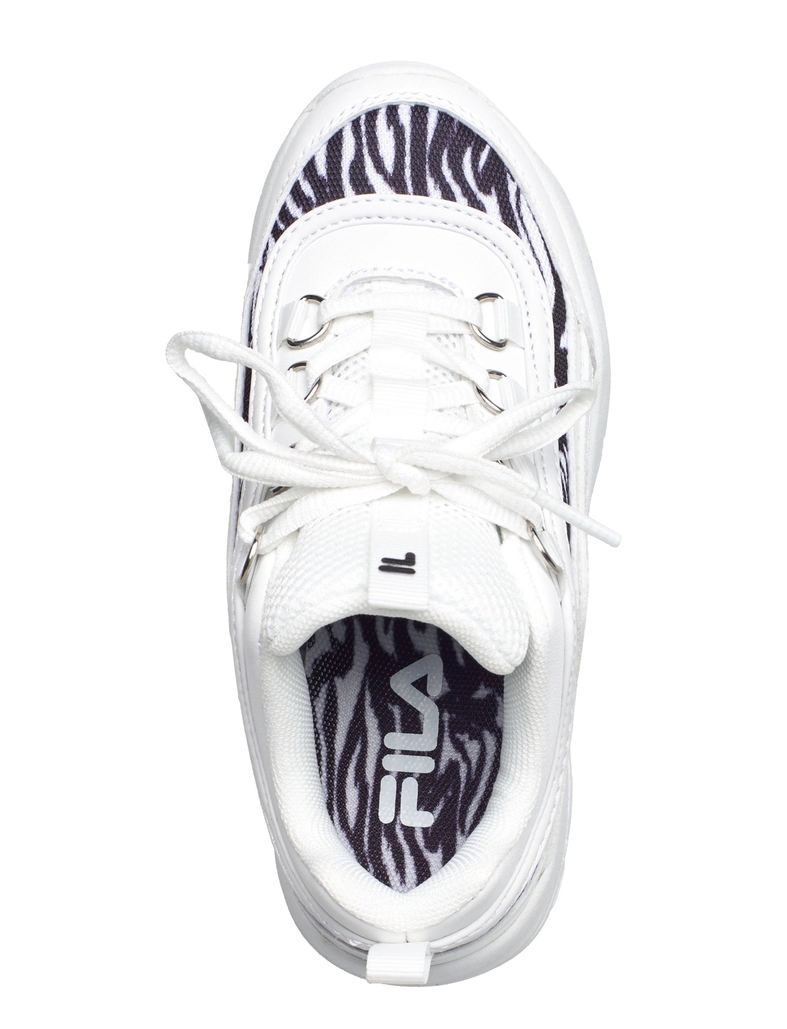 FILA - STRADA A kids - white-black - 3