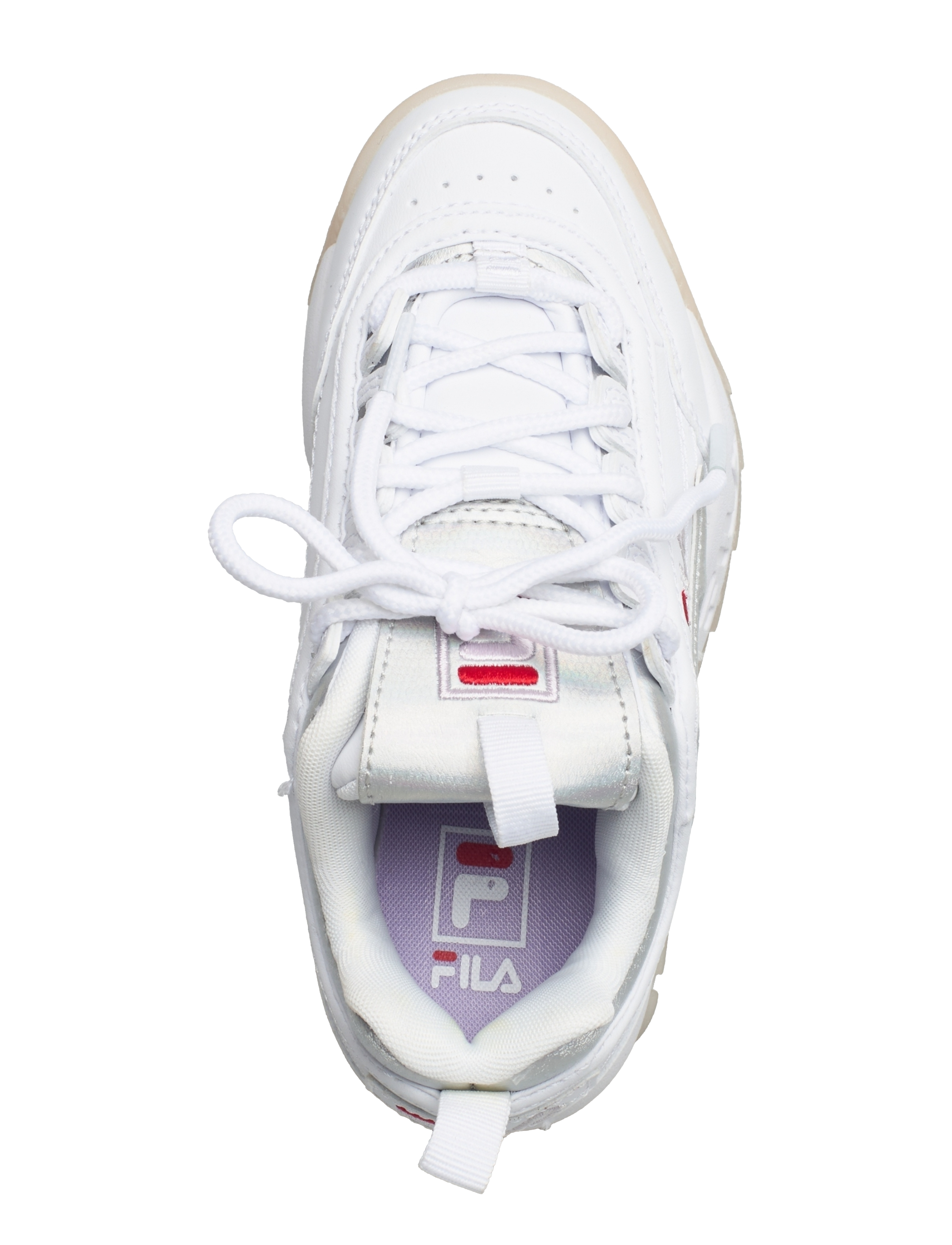 FILA - DISRUPTOR F kids - white-iridescent - 3