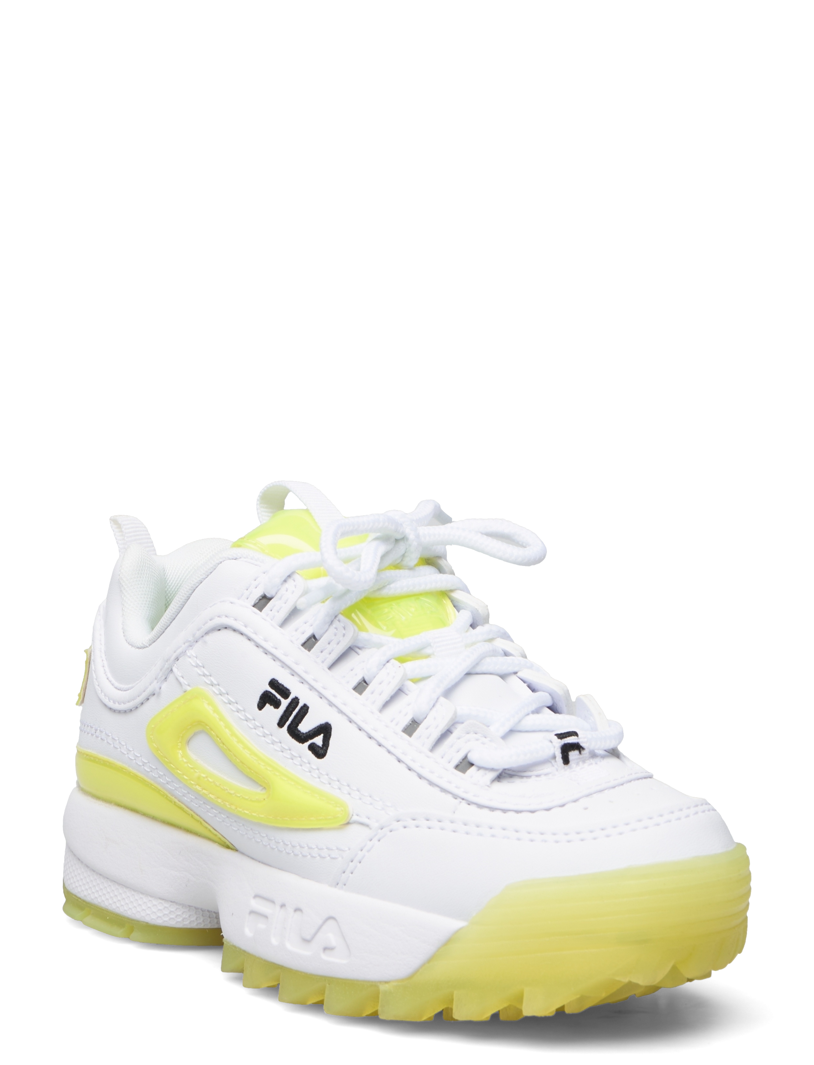 WHITE-SAFETY YELLOW
