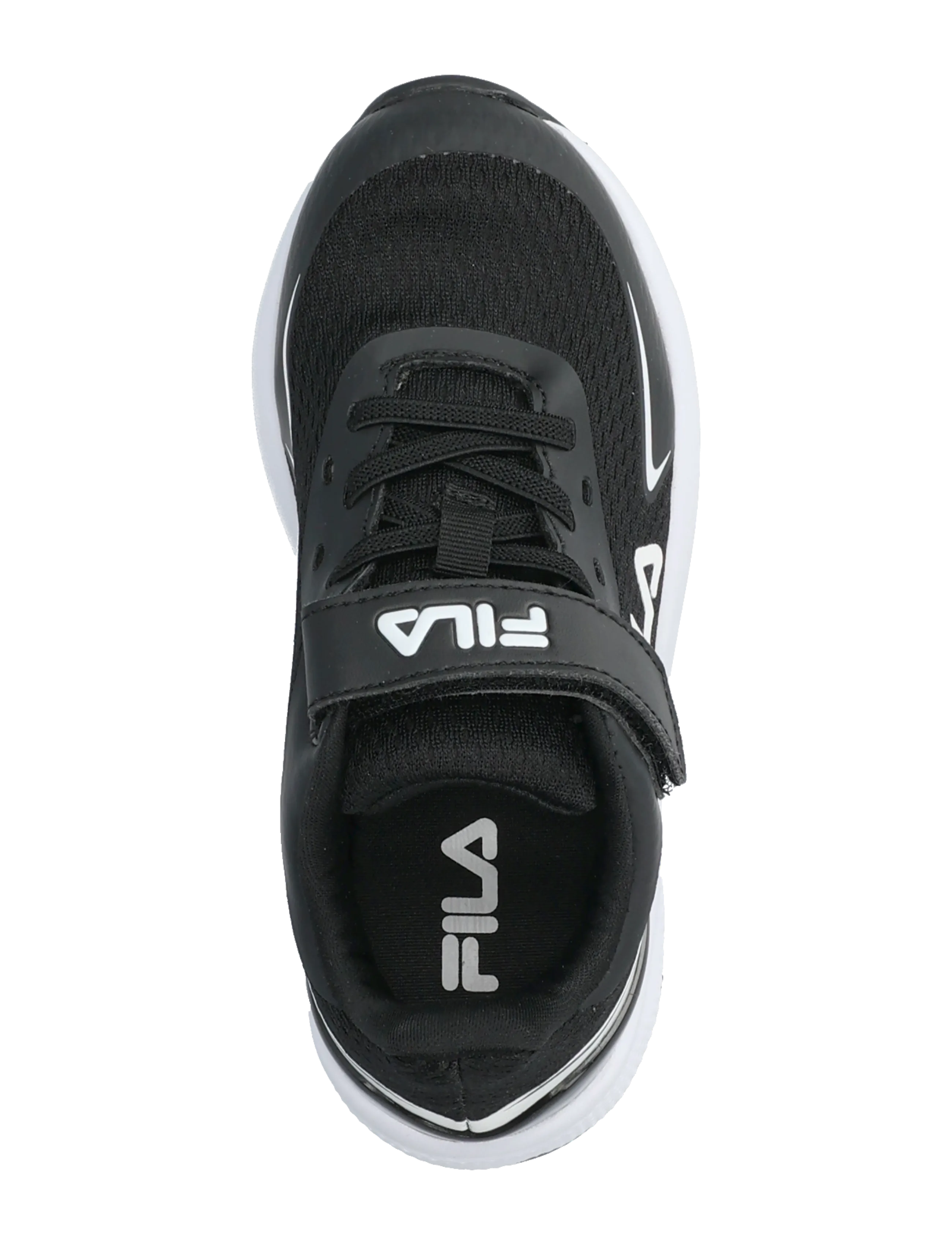 FILA - CRUSHER V kids - låga sneakers - black-white - 3