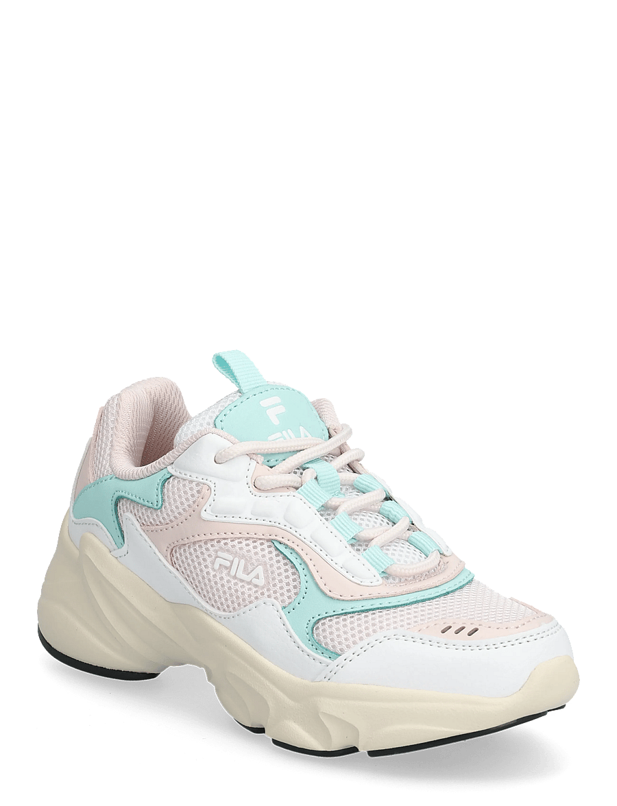 FILA - COLLENE CB kids - laisvalaikio batai žemu aulu - white-carinaria - 0