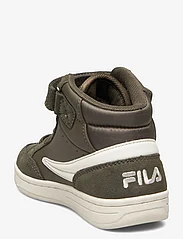FILA - FILA CREW velcro mid kids - laisvalaikio batai aukštu aulu - olive night - 2