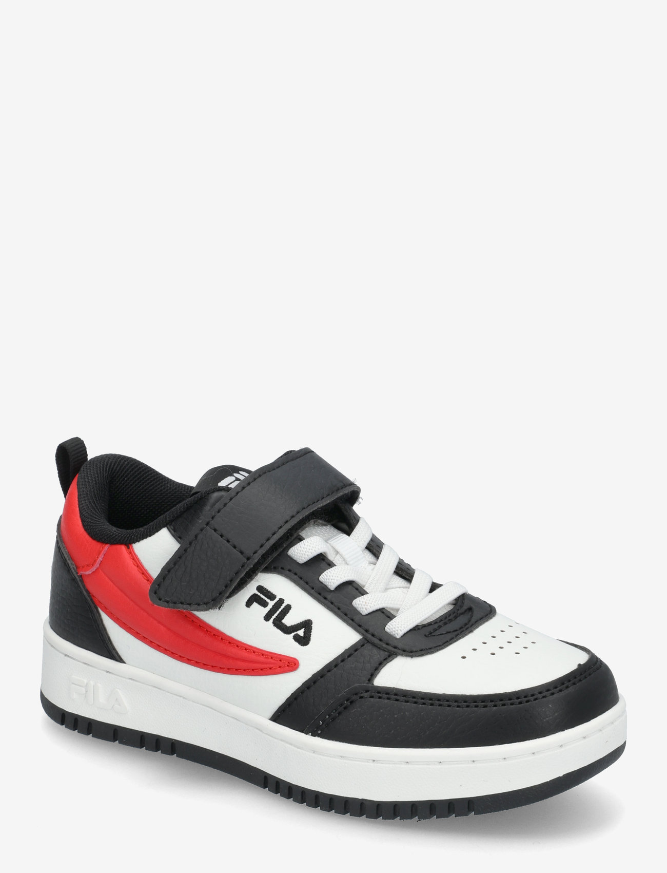 FILA - FILA REGA NF velcro kids - lave sneakers - black-fila red - 0