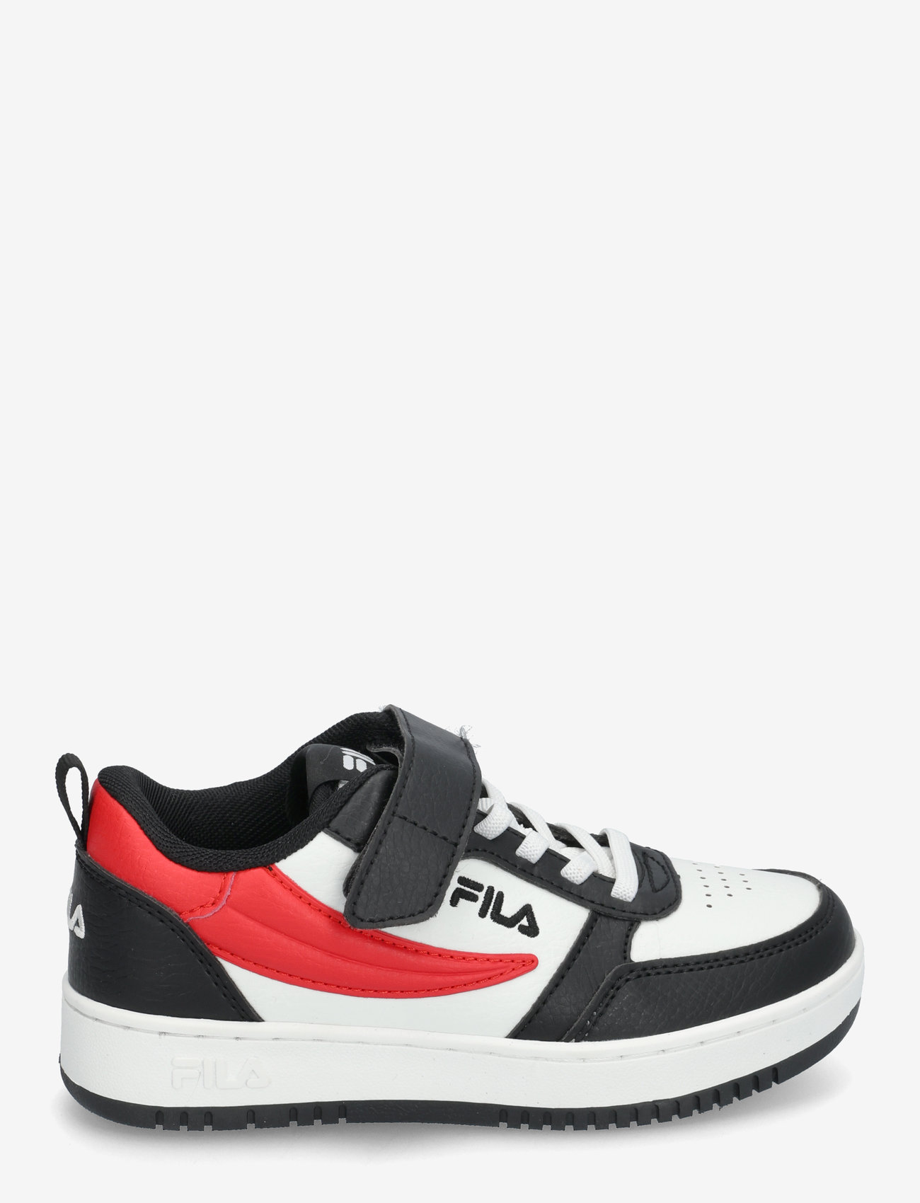 FILA - FILA REGA NF velcro kids - lave sneakers - black-fila red - 1
