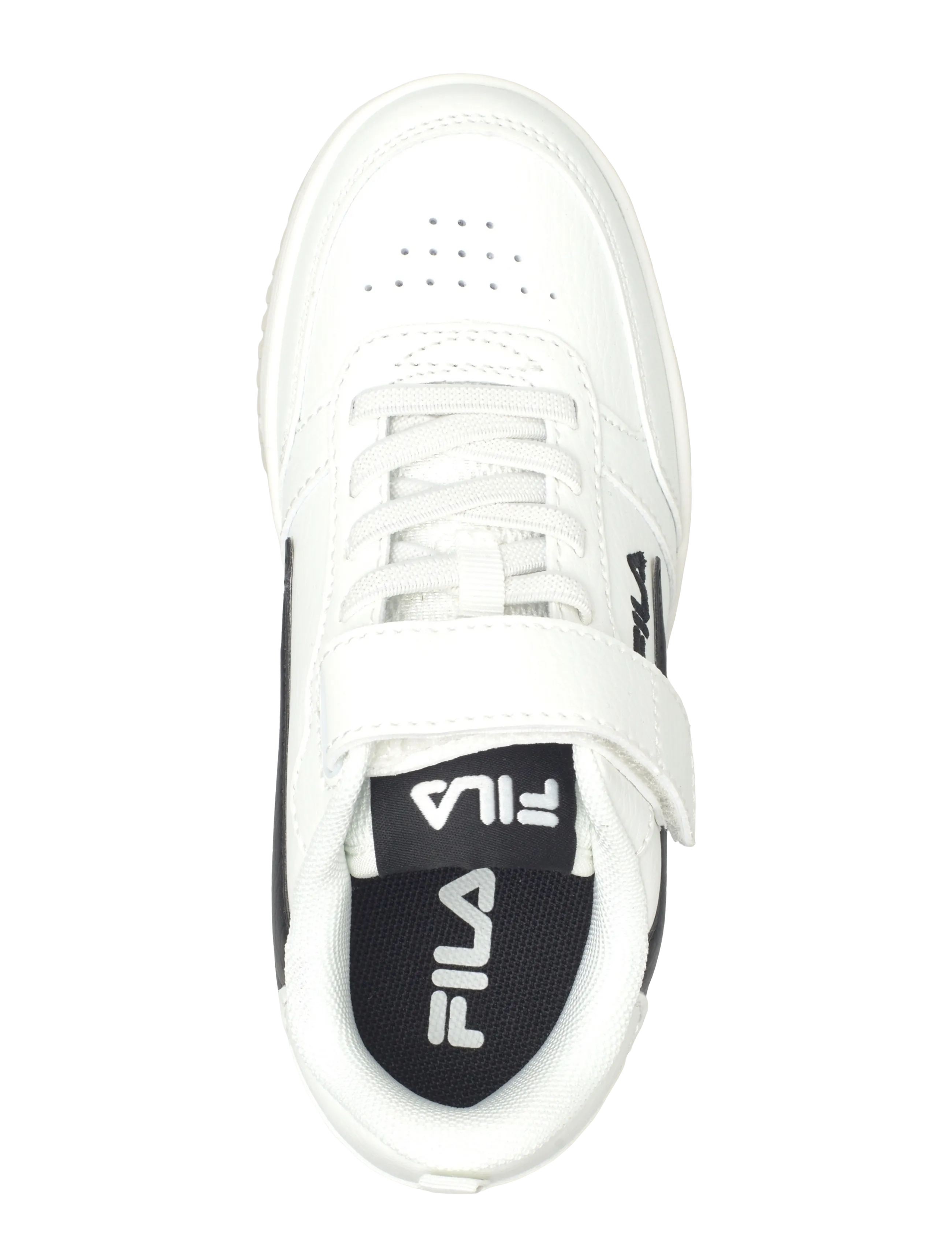 FILA - FILA REGA NF velcro kids - låga sneakers - white-black - 3