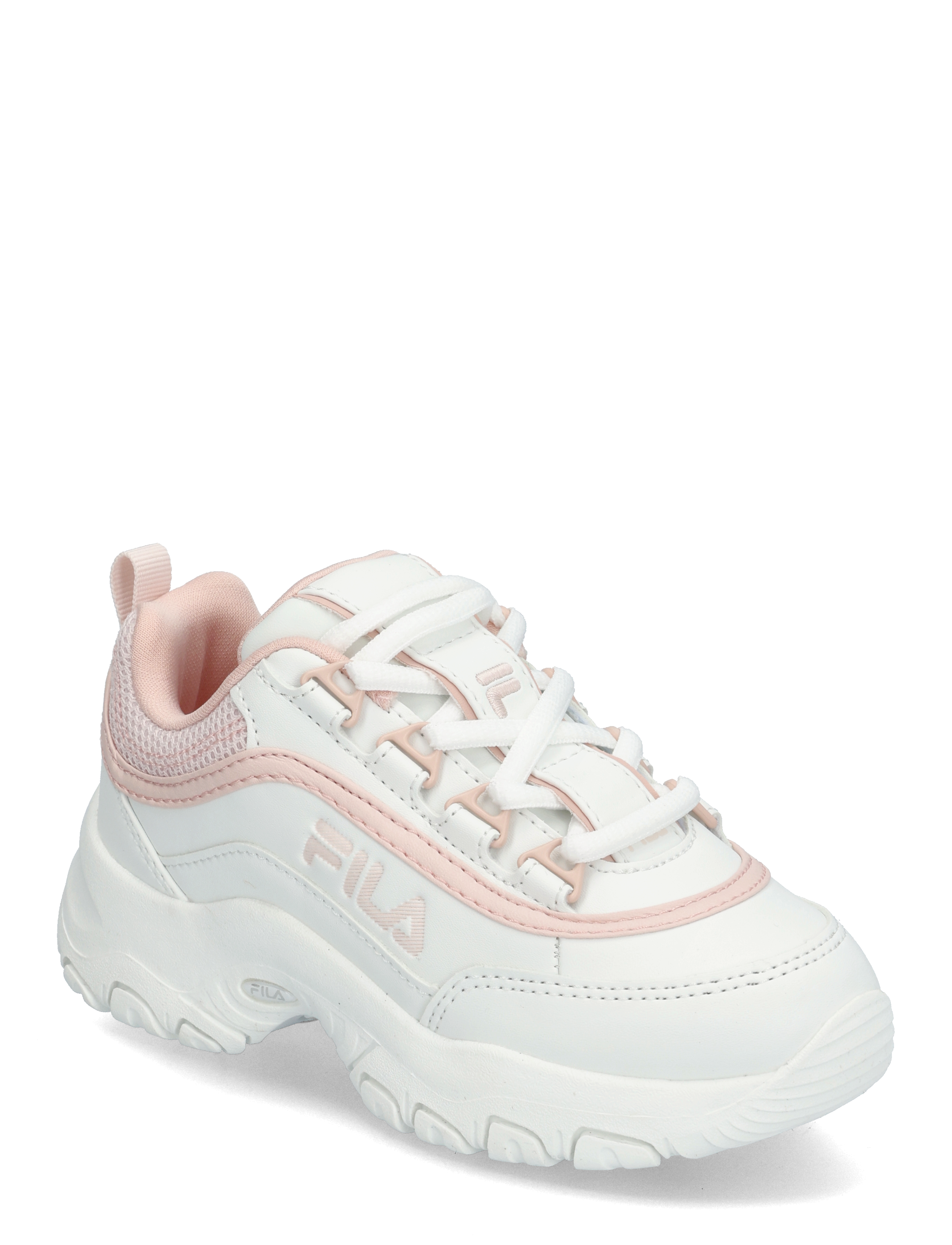 STRADA LOGO kids - WHITE-MAUVE CHALK