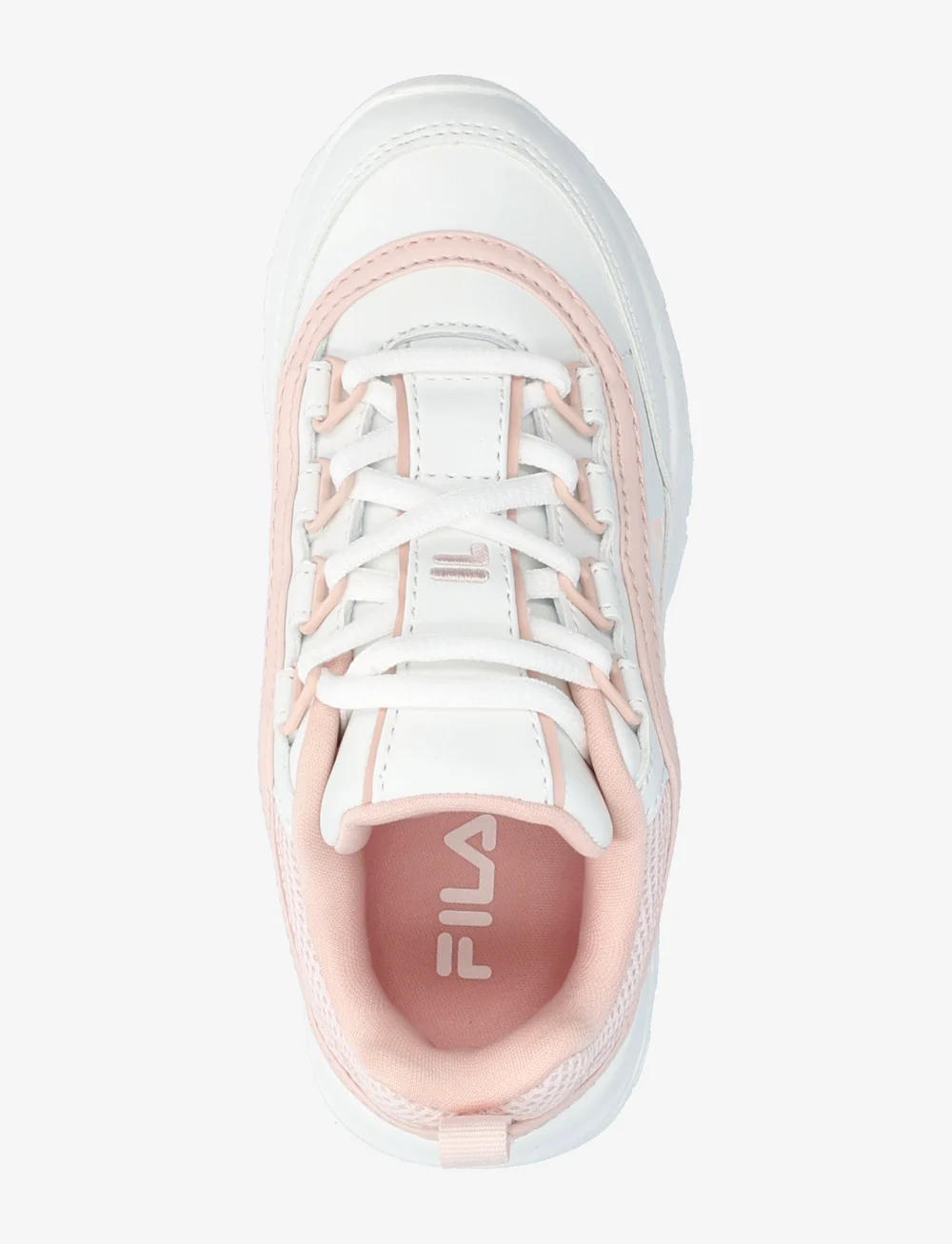 FILA - STRADA LOGO kids - lave sneakers - white-mauve chalk - 3