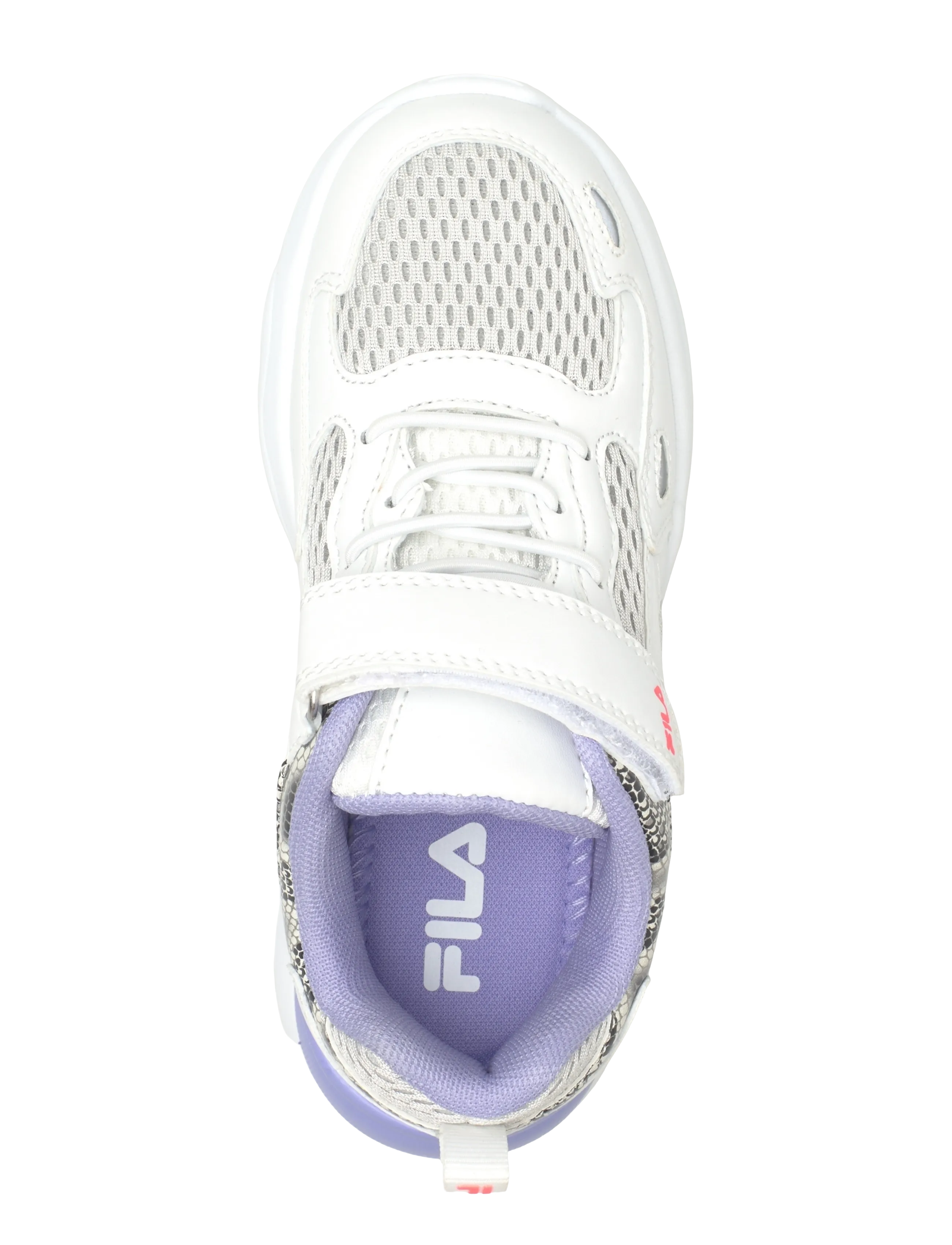 FILA - FILA VENTOSA A velcro kids - baskets basses - white-pale iris - 3