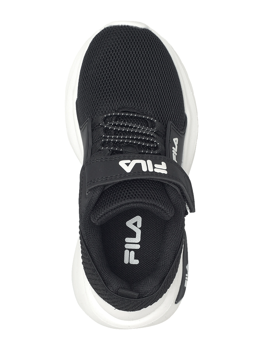 FILA - FILA UPSPARK velcro kids - laag sneakers - black-white - 3