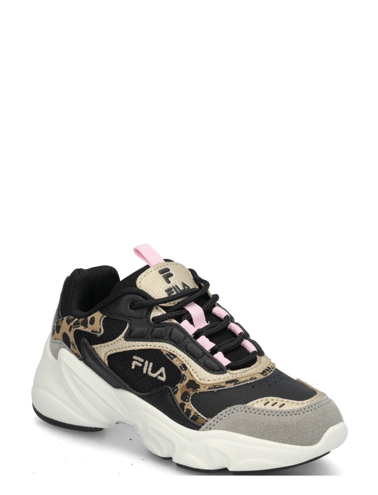 FILA COLLENE A kids - FILA - BLACK-LEOPARD / black