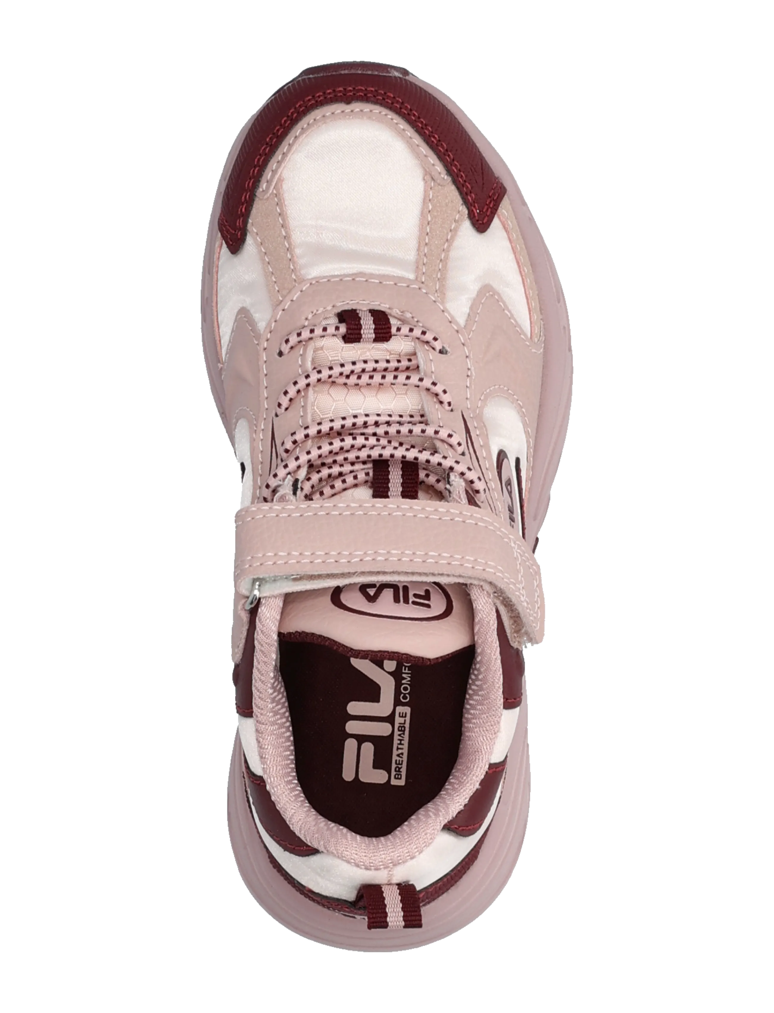 FILA - KREATIX B velcro kids - lave sneakers - carinaria-tawny port - 3