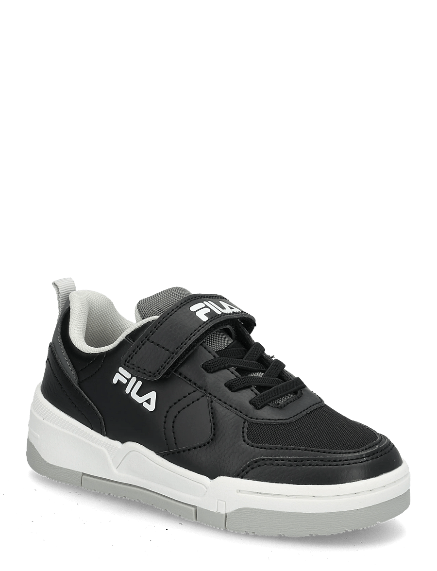 FILA - FILA VITTORIO velcro kids - lave sneakers - black-white - 0