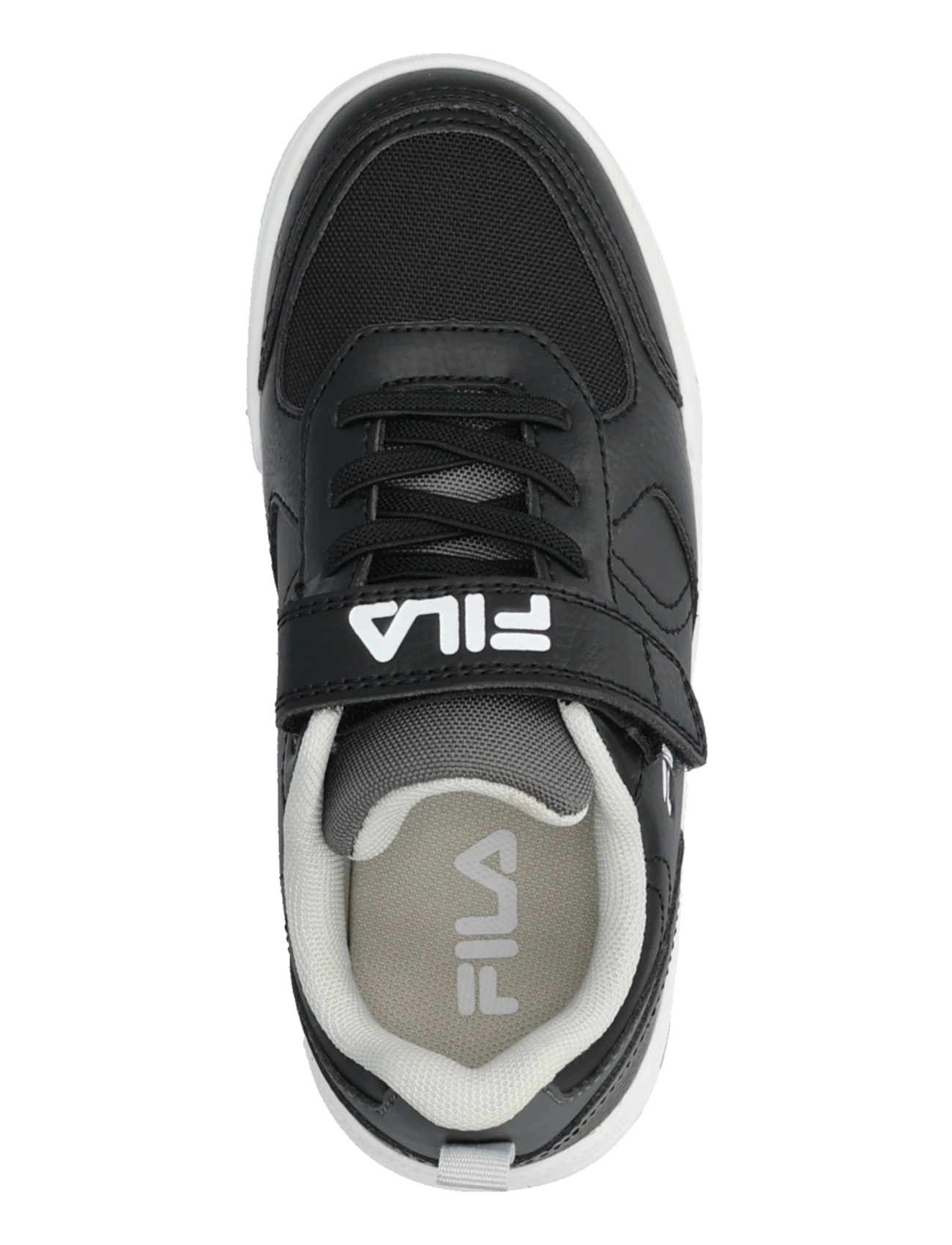 FILA - FILA VITTORIO velcro kids - black-white - 3
