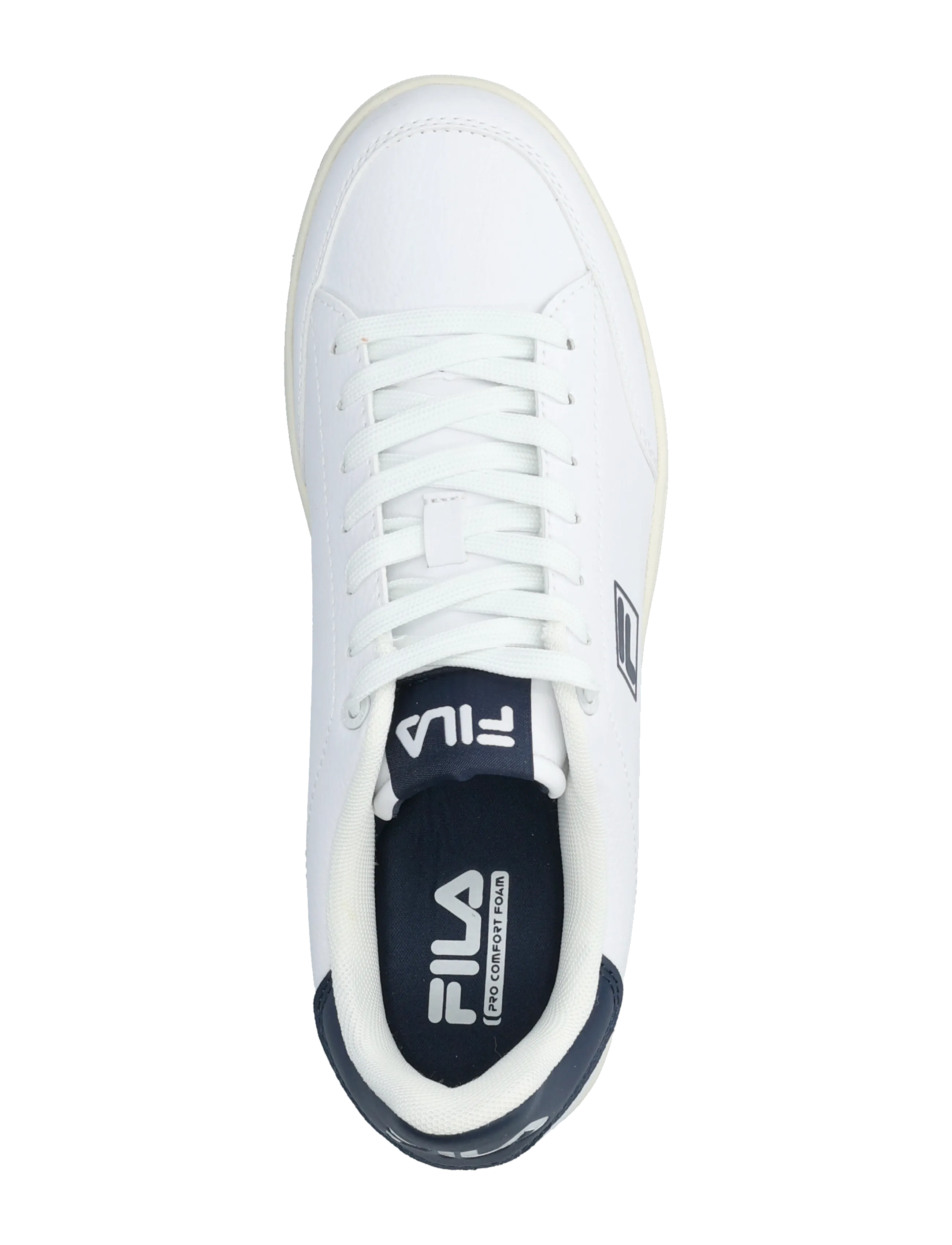 FILA - COURTBAY - lave sneakers - white-fila navy-marshmallow - 3