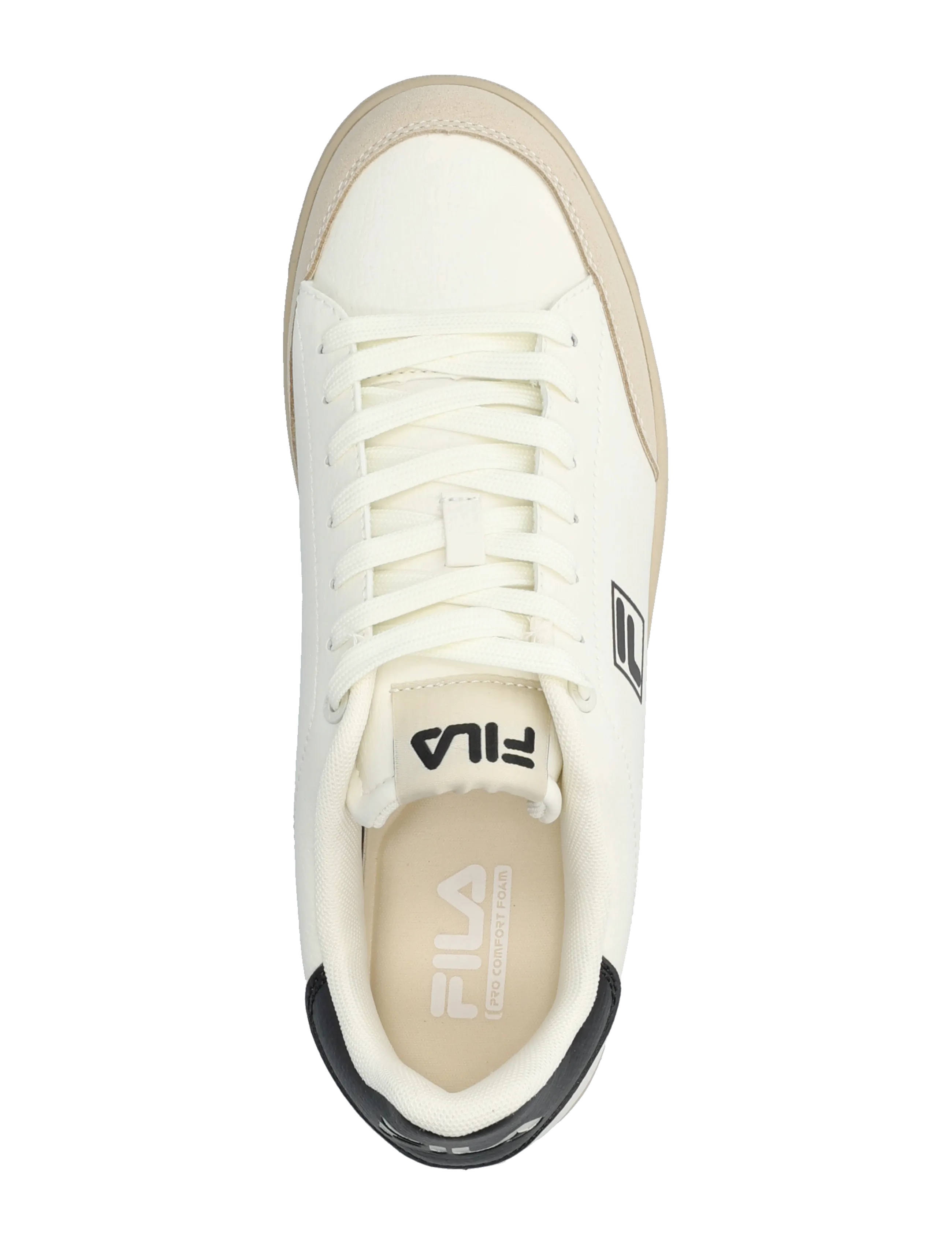 FILA - COURTBAY - lave sneakers - marshmallow-black - 3