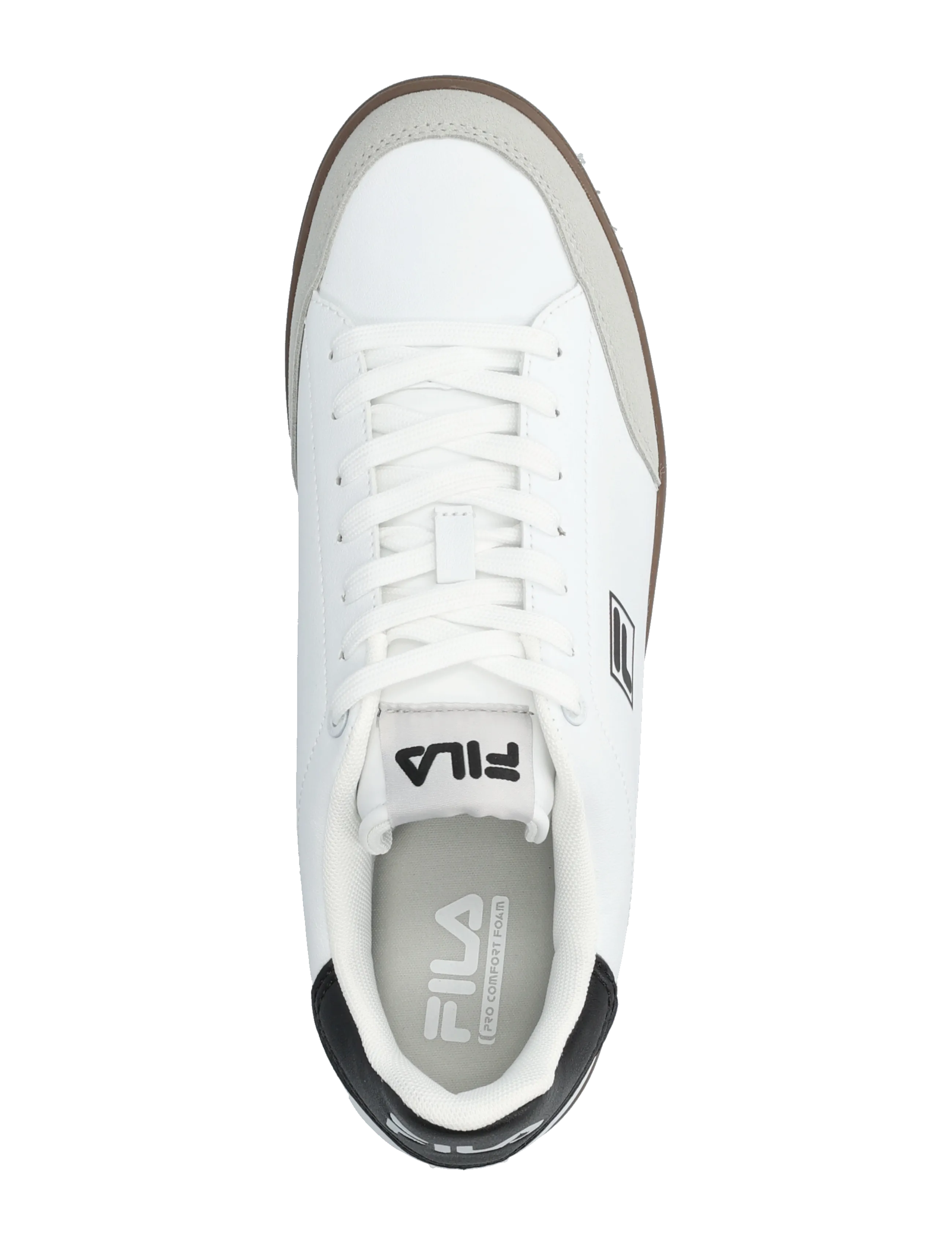 FILA - COURTBAY - lave sneakers - white-black - 3