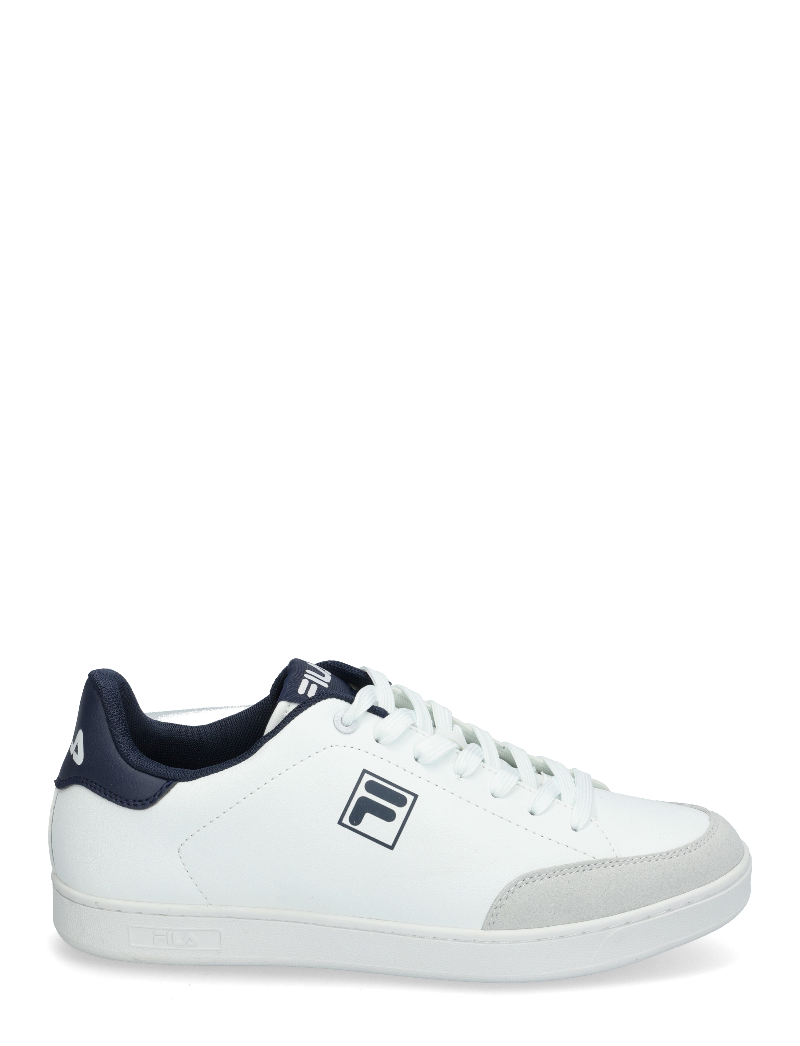 FILA - COURTBAY - niedriger schnitt - white-fila navy - 1