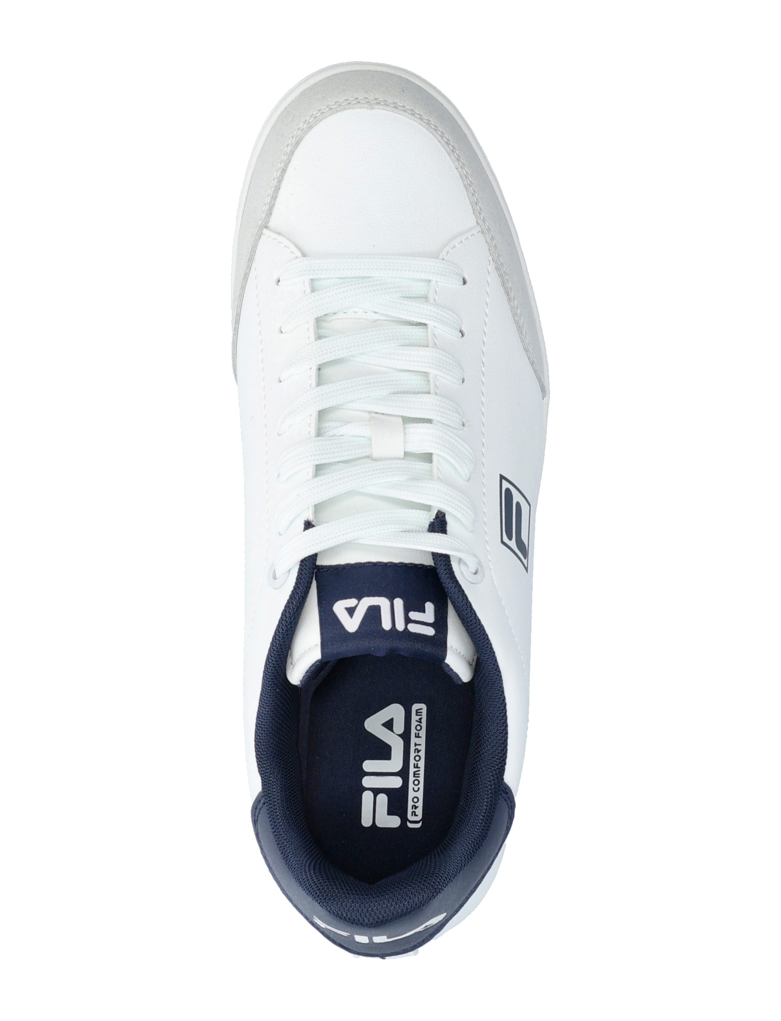 FILA - COURTBAY - niedriger schnitt - white-fila navy - 3