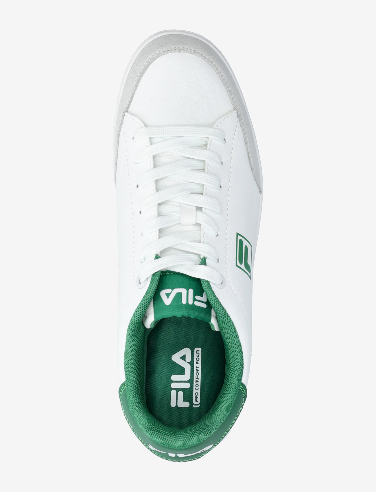 FILA - COURTBAY - niedriger schnitt - white-verdant green - 3