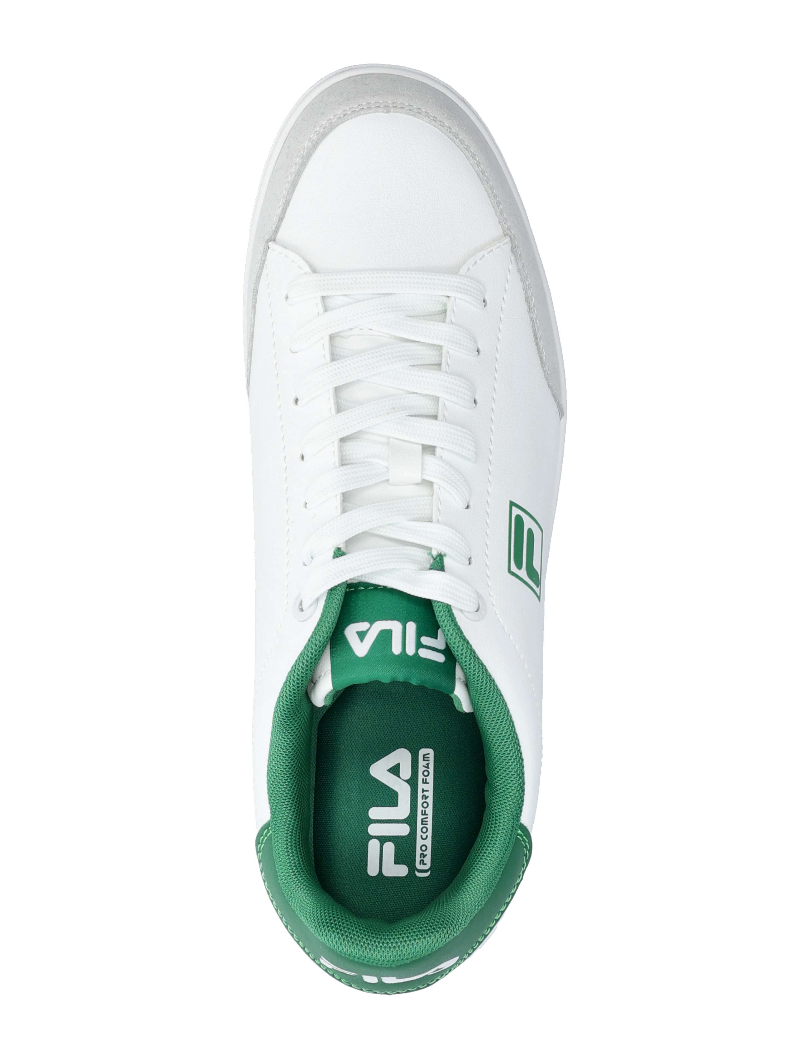 FILA - COURTBAY - lave sneakers - white-verdant green - 3