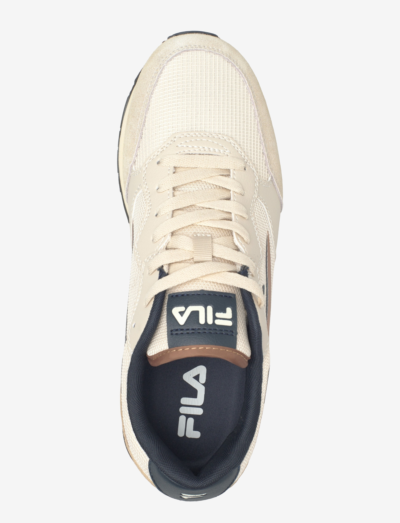 FILA - FILA ACTIX RETRO - low tops - oyster gray-lattÈ-fila navy - 3