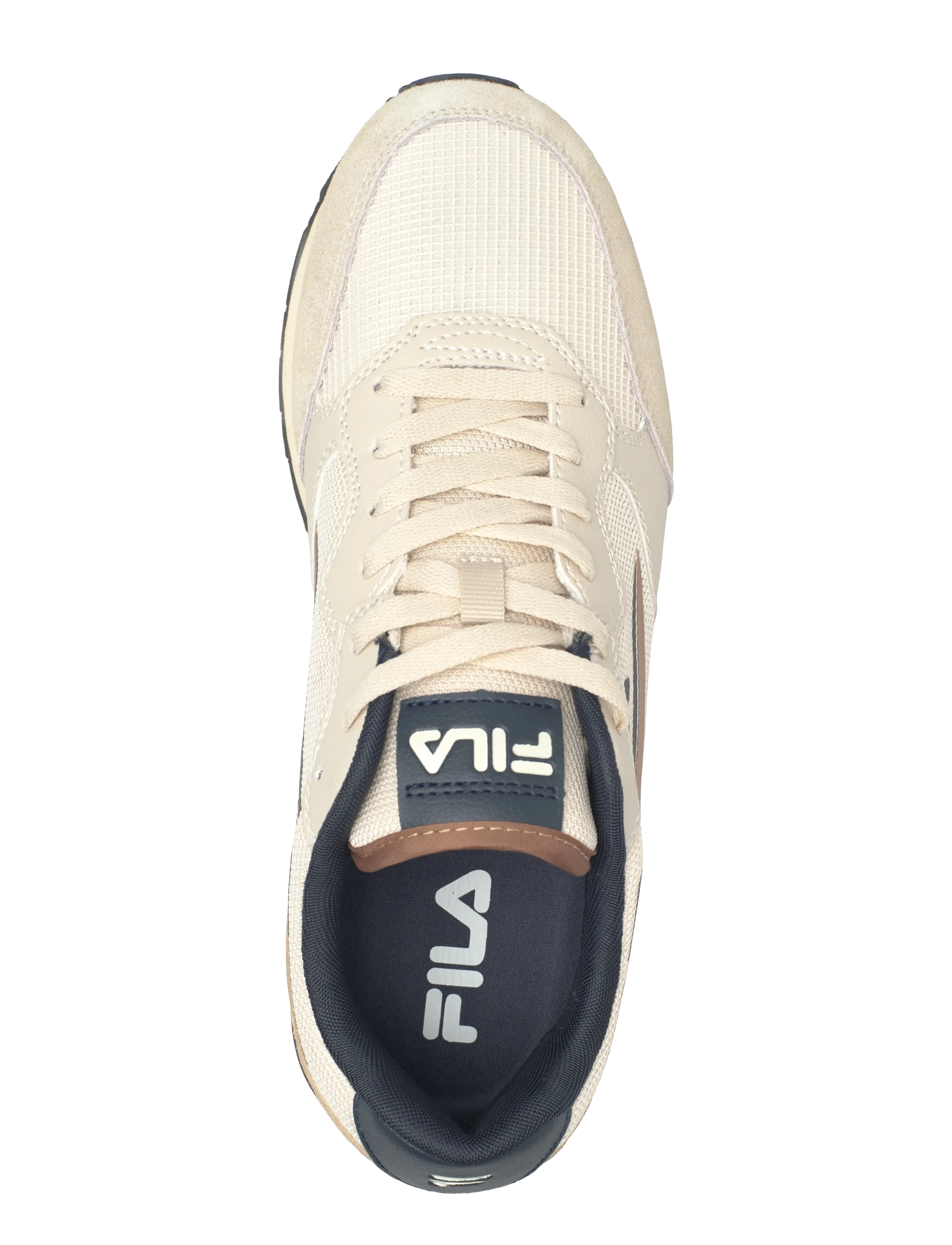 FILA - FILA ACTIX RETRO - laisvalaikio batai - oyster gray-lattÈ-fila navy - 3