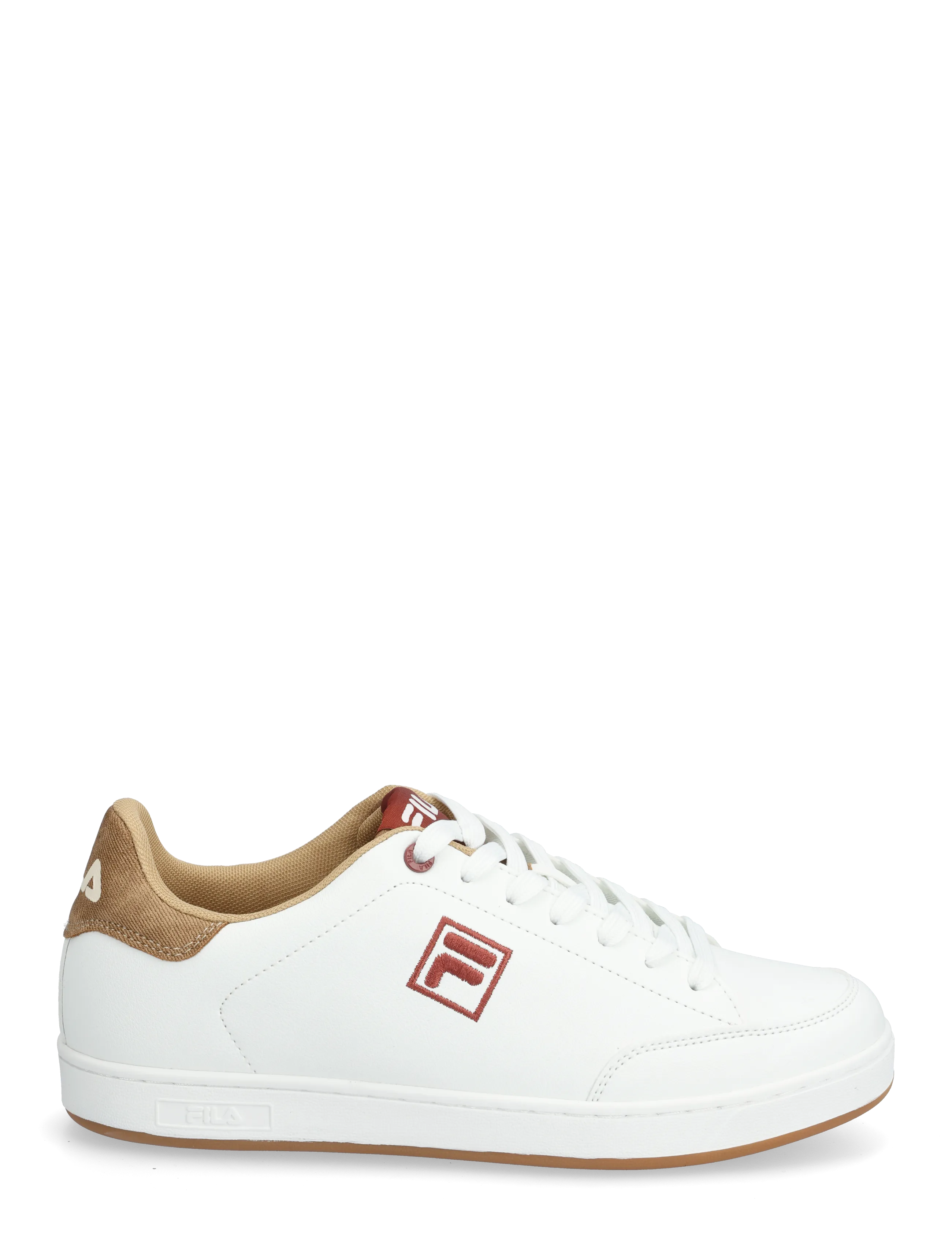 FILA - COURTBAY F - niedriger schnitt - white-lattÈ - 1