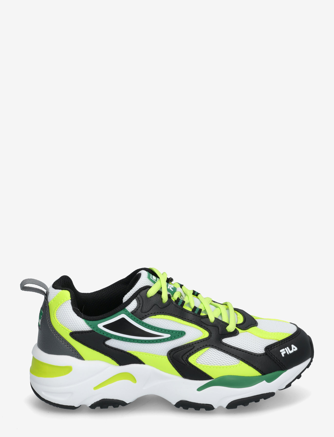 FILA - CR-CW02 RAY TRACER teens - löparskor - black-acid lime - 1