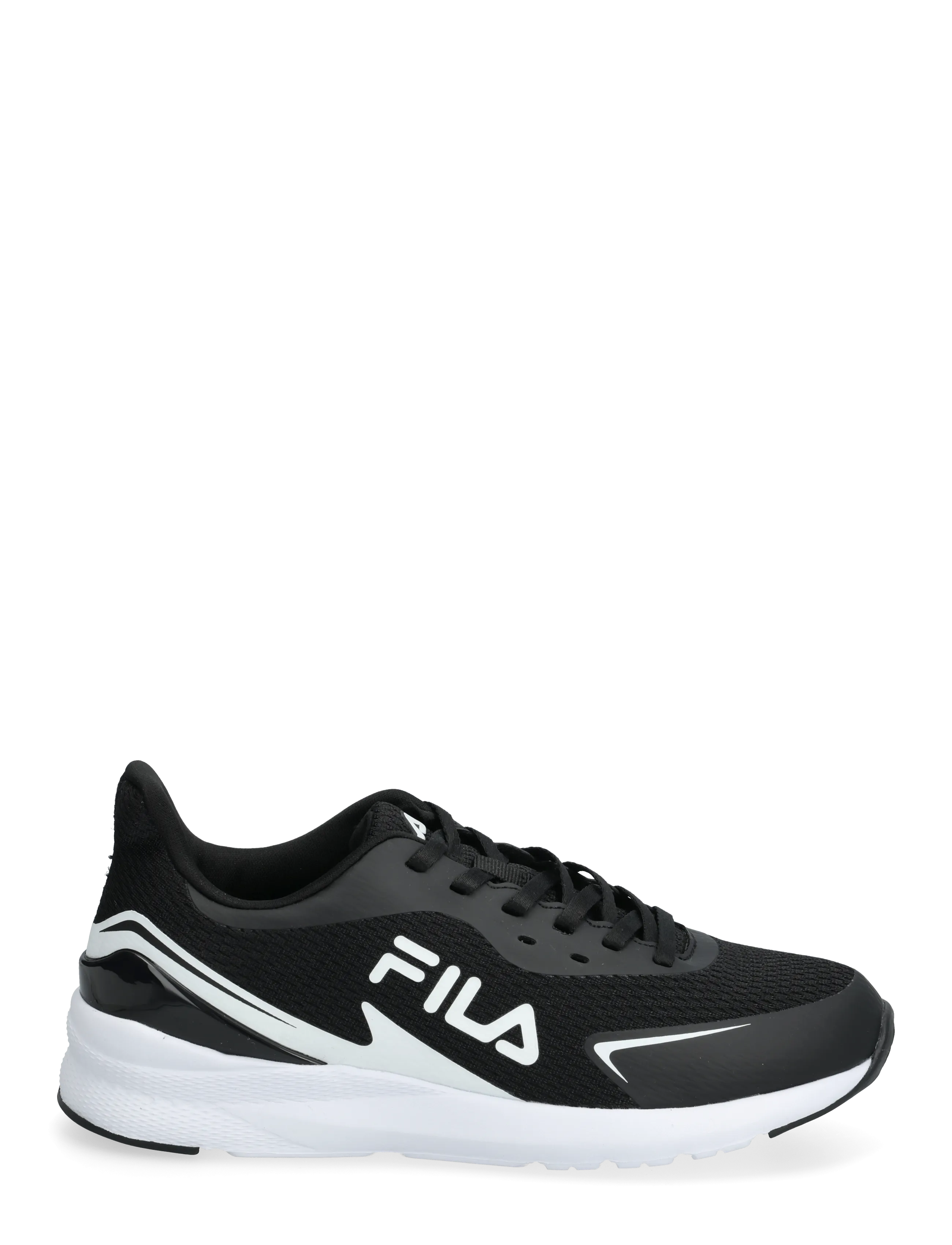 FILA - CRUSHER teens - gode sommertilbud - black-white - 1