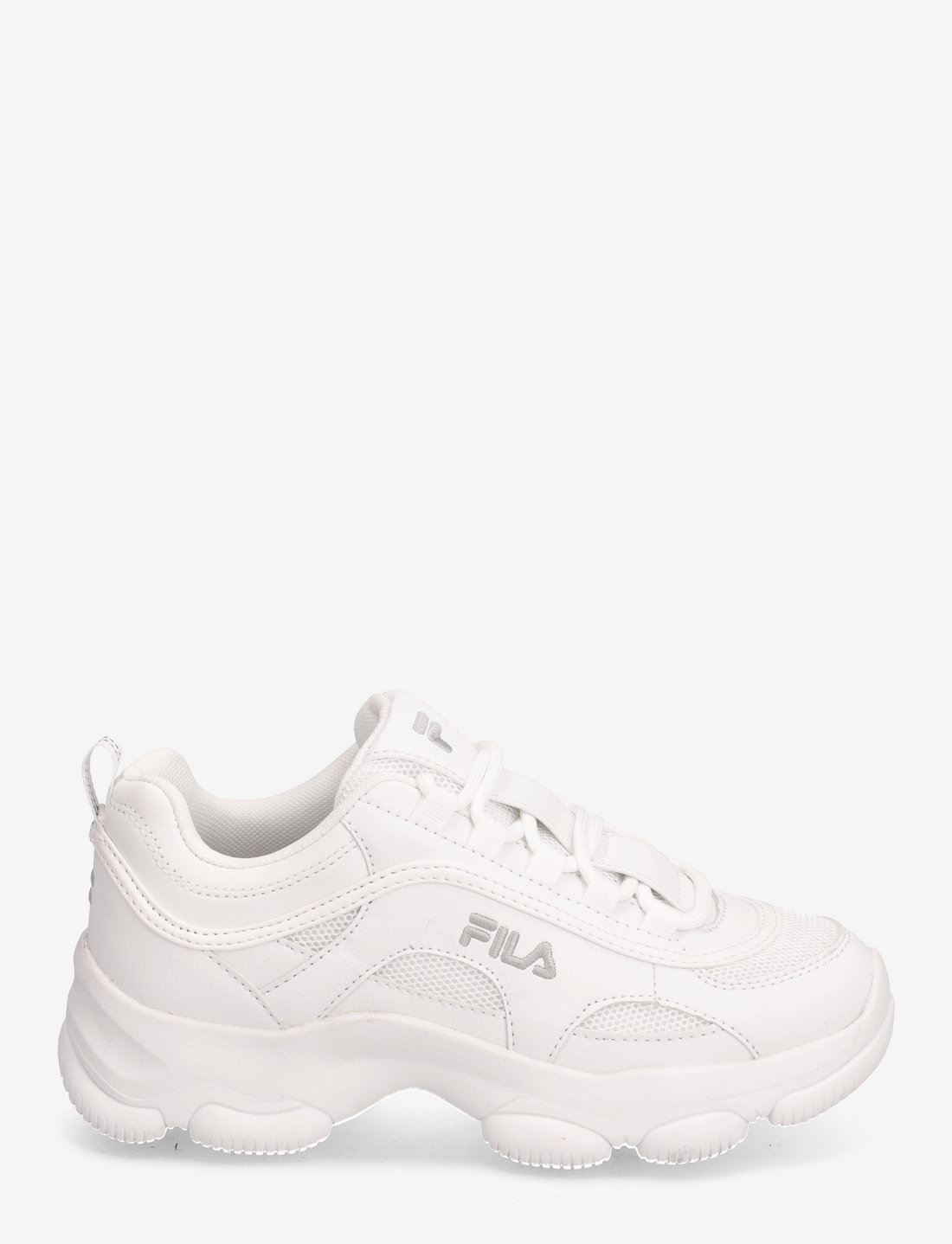 Girls white top fila shoes