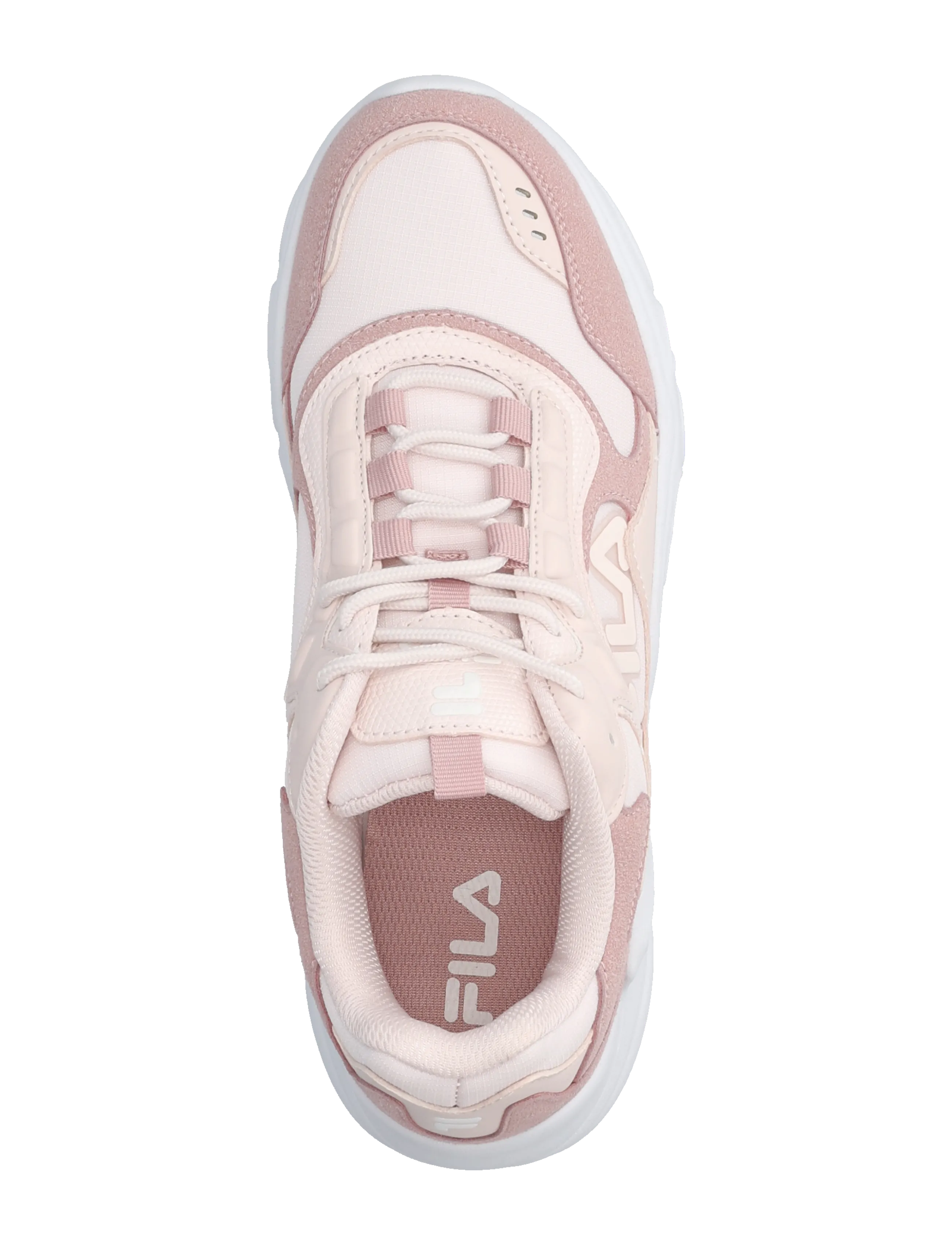 FILA - COLLENE LOGO teens - letnie okazje - pale mauve-white - 3